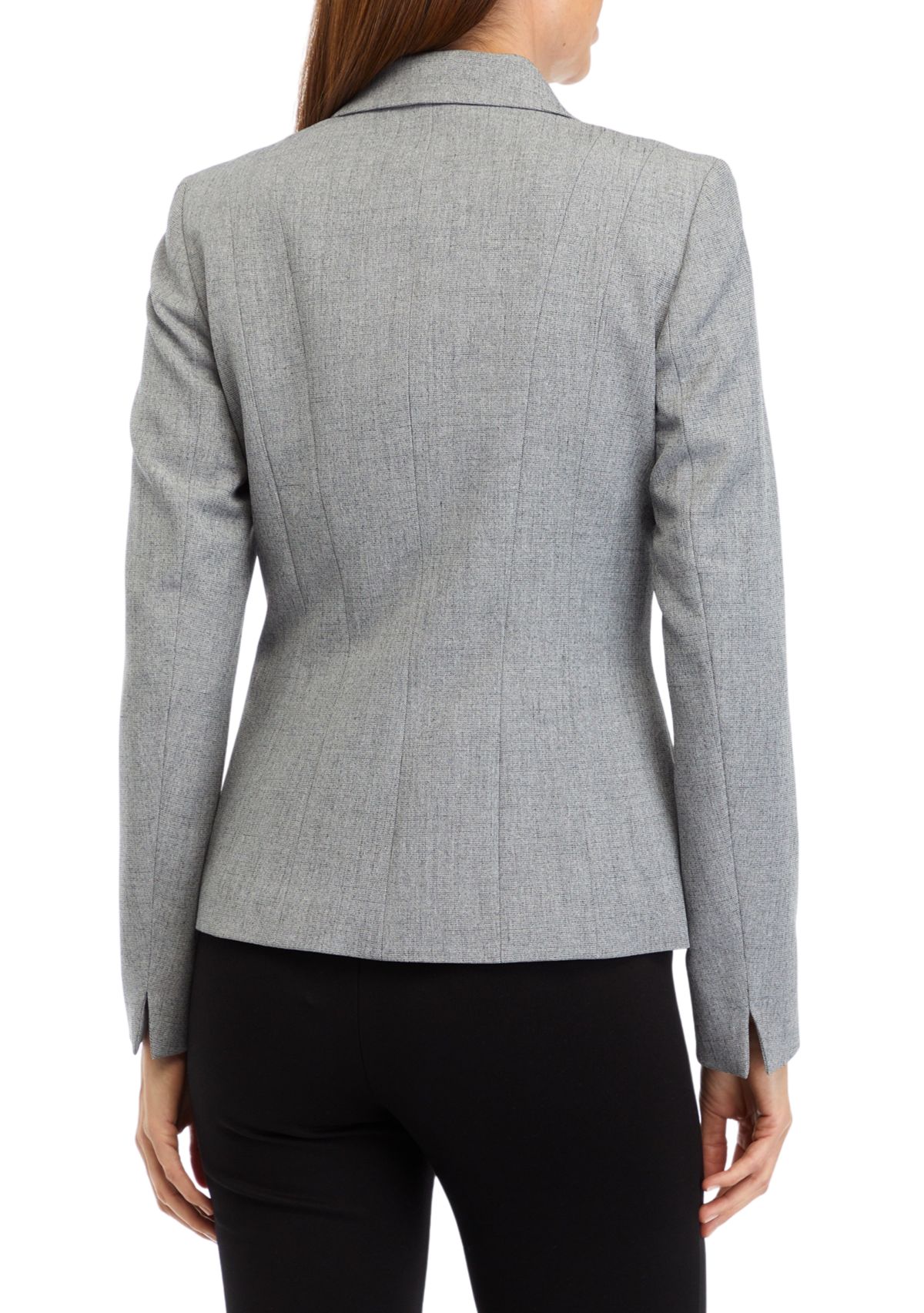 Petite Stretch Crepe One-Button Jacket