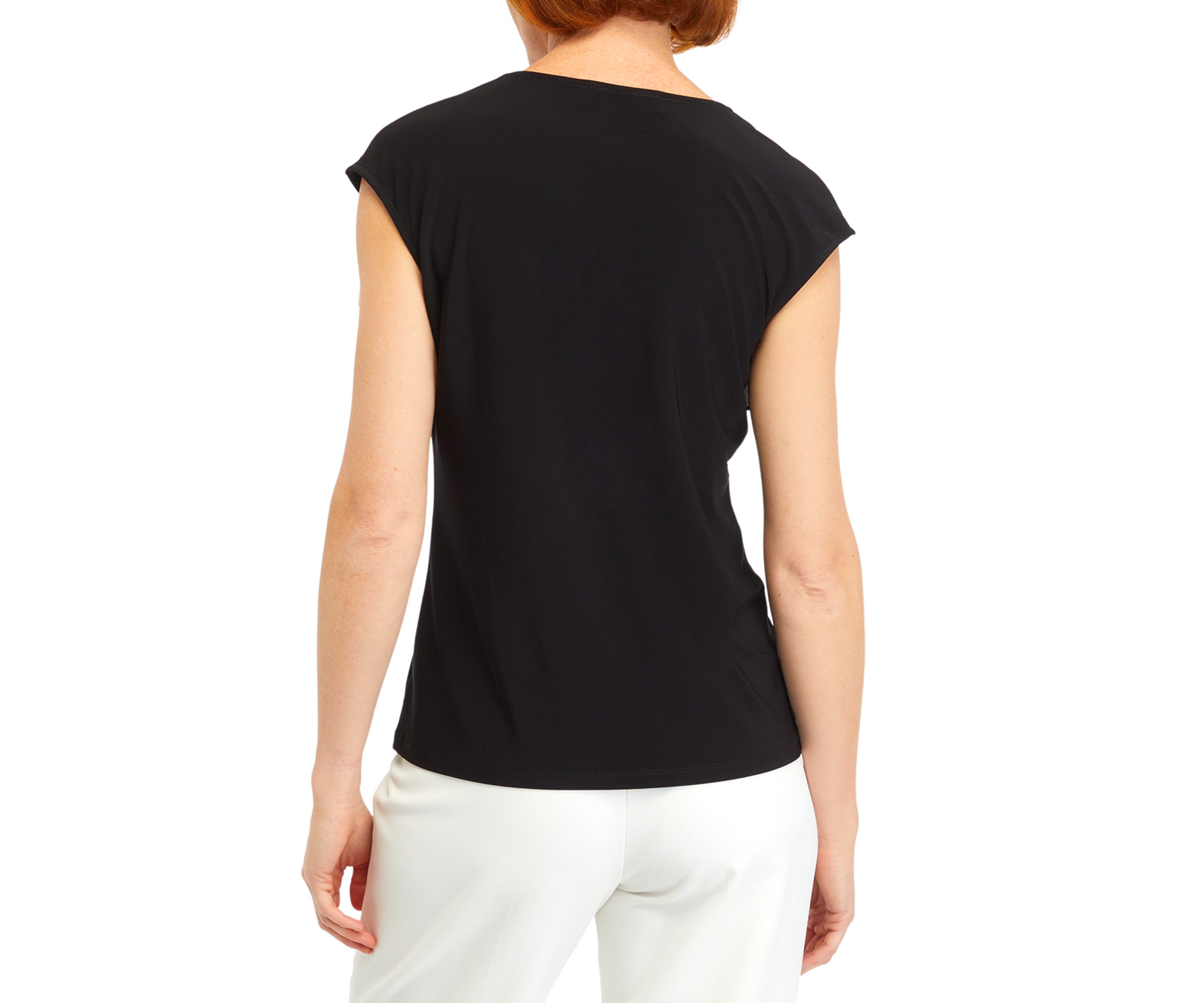 Womens Ruffle Front Blouse 