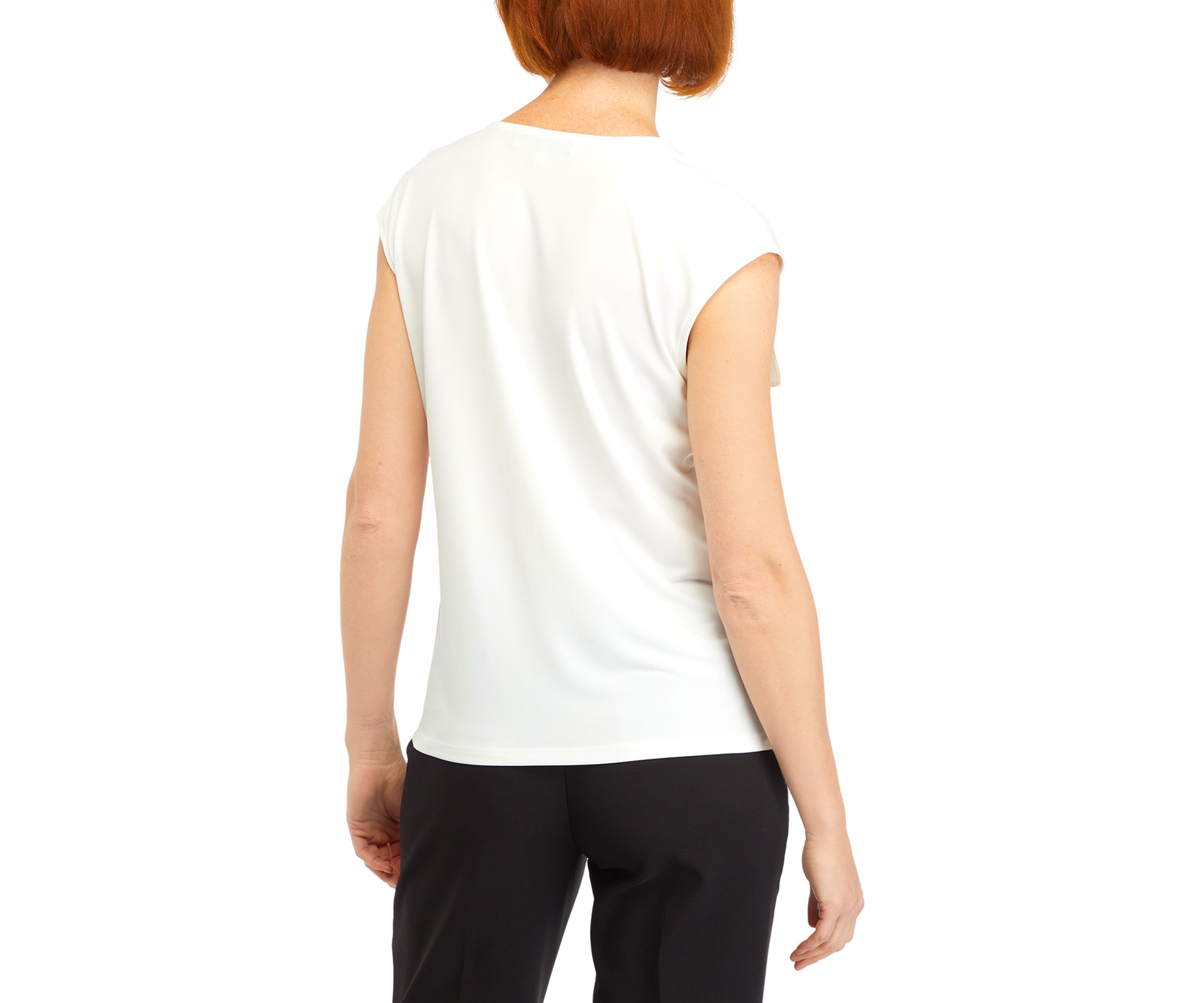 Womens Ruffle Front Blouse