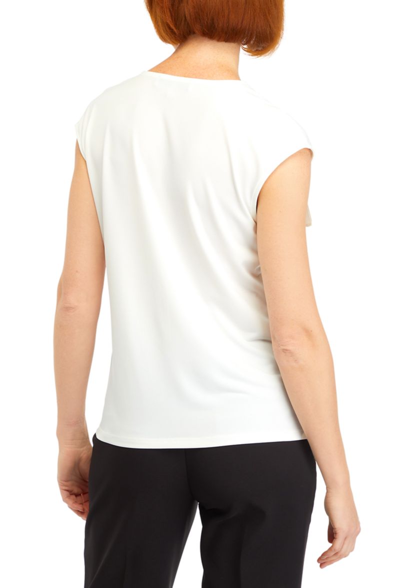 Womens Ruffle Front Blouse