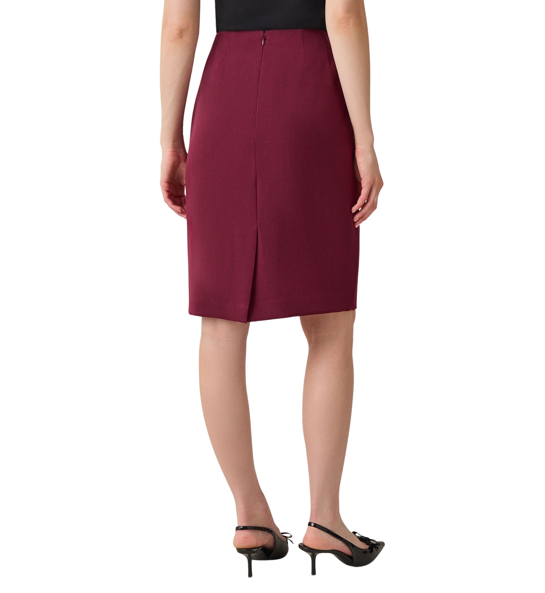 Womens Zip Slim Skirt