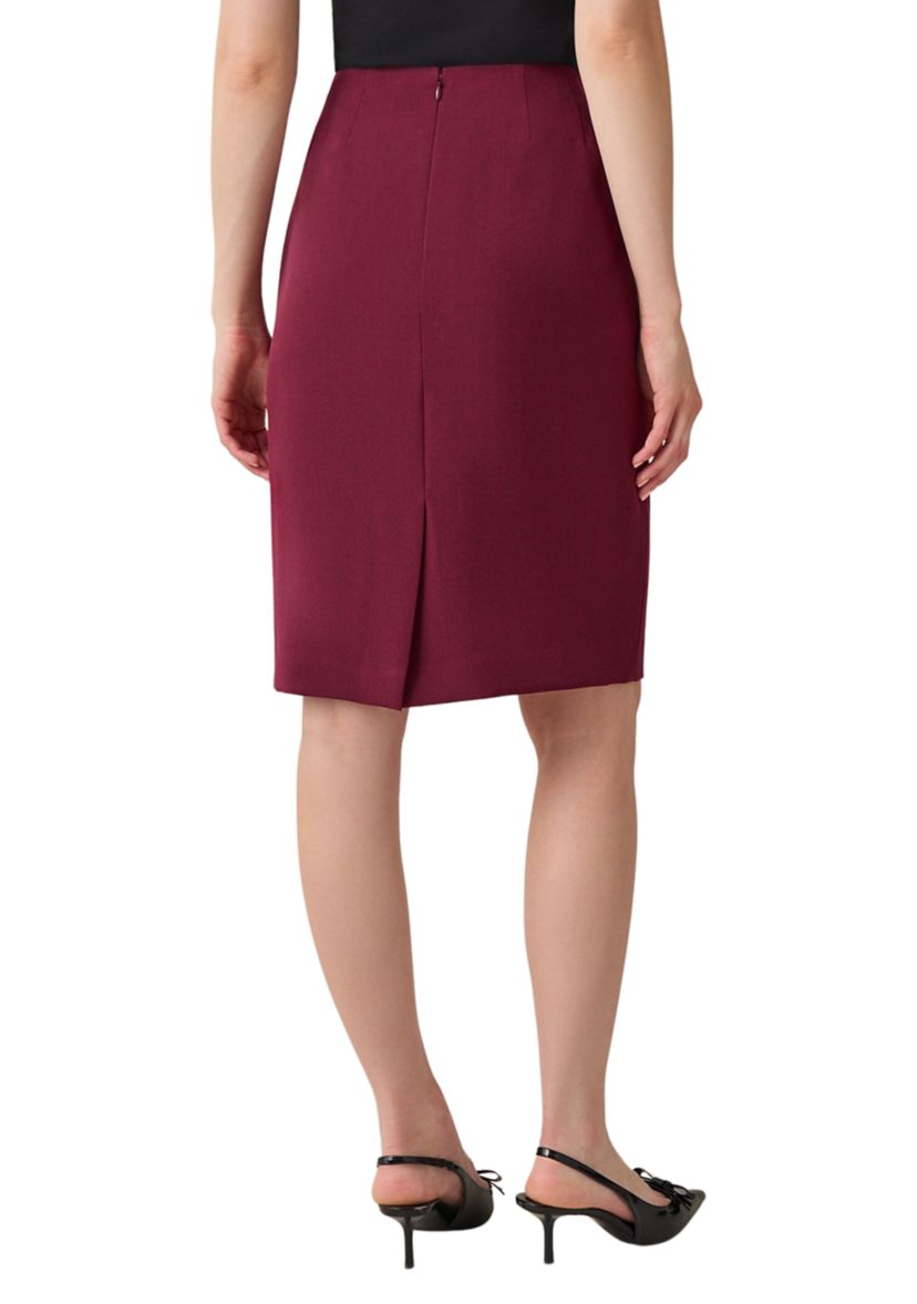 Womens Zip Slim Skirt