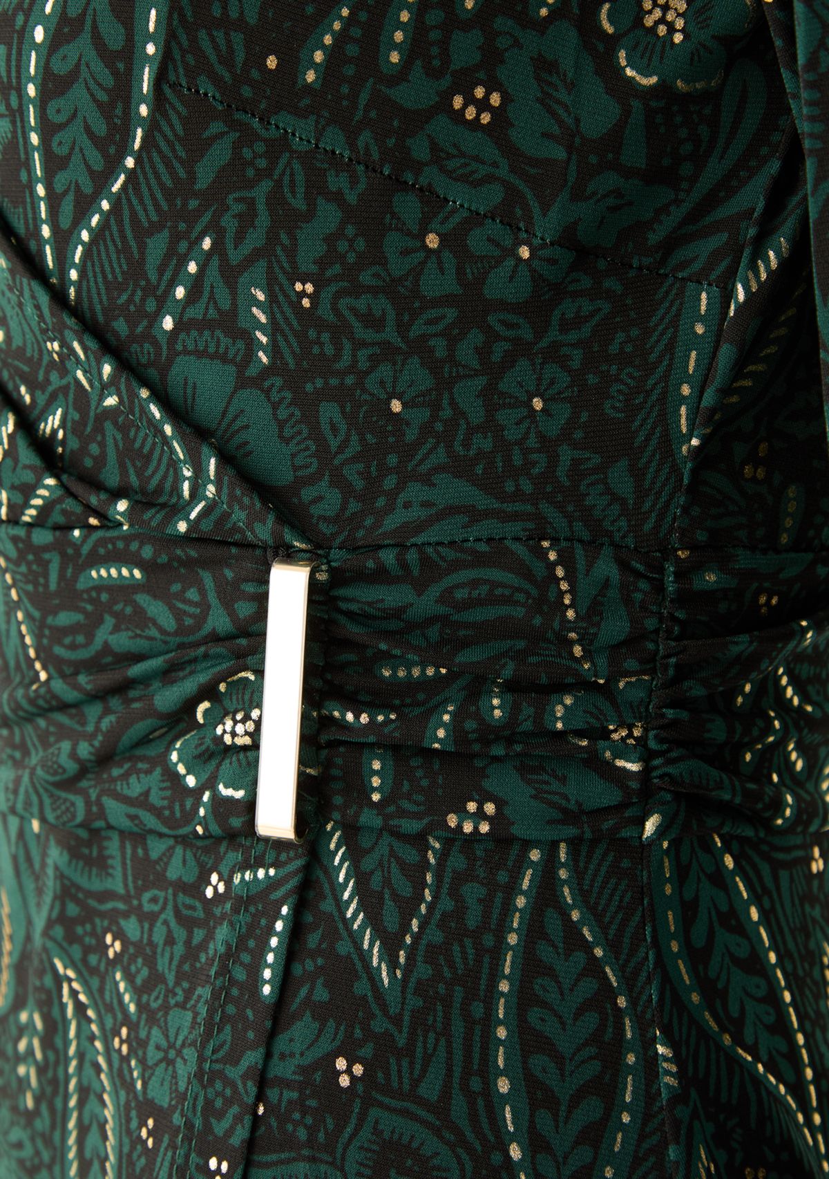 Womens 3/4 Sleeve Wrap Dress