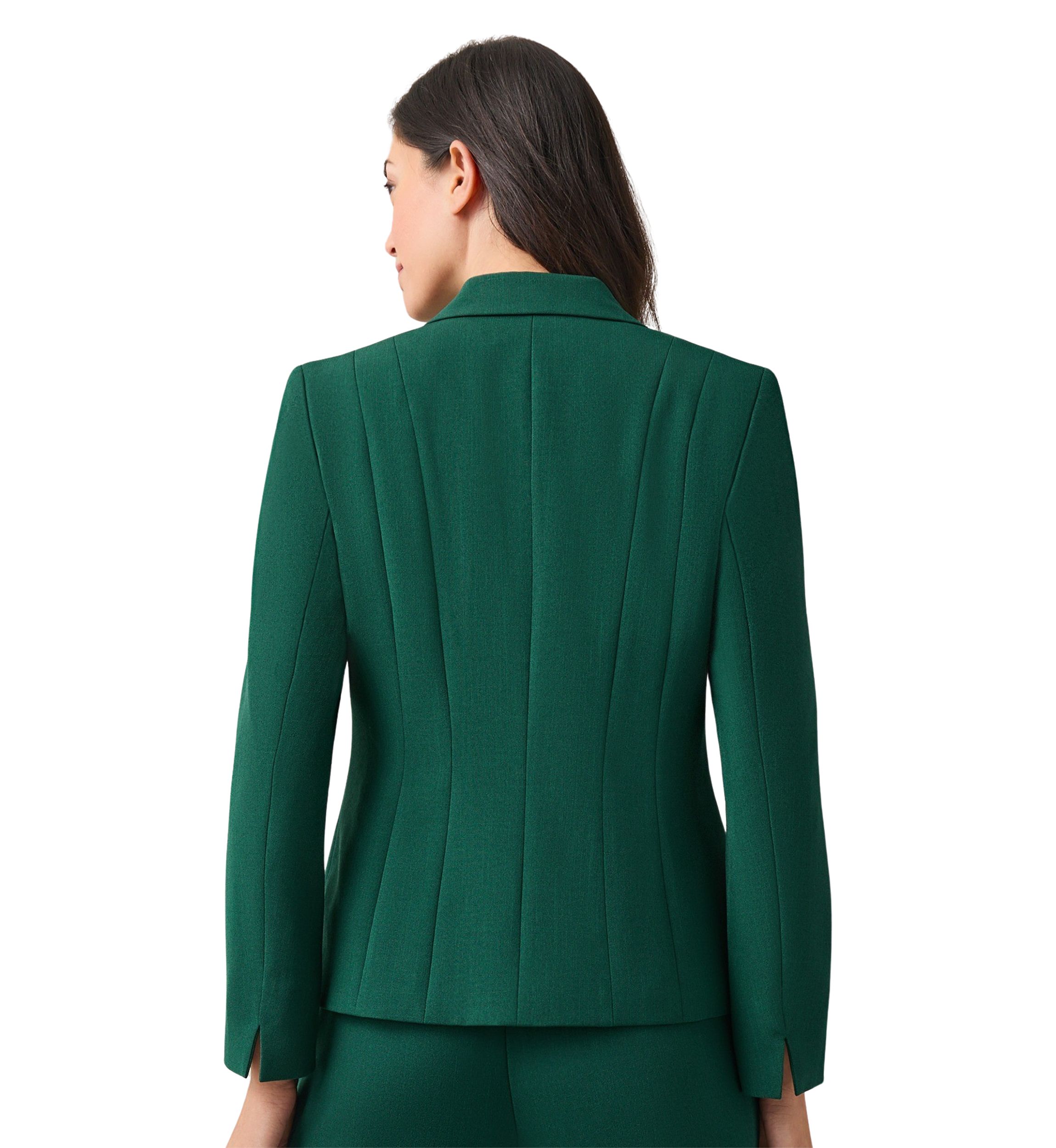 Petite One Button Seamed Jacket 
