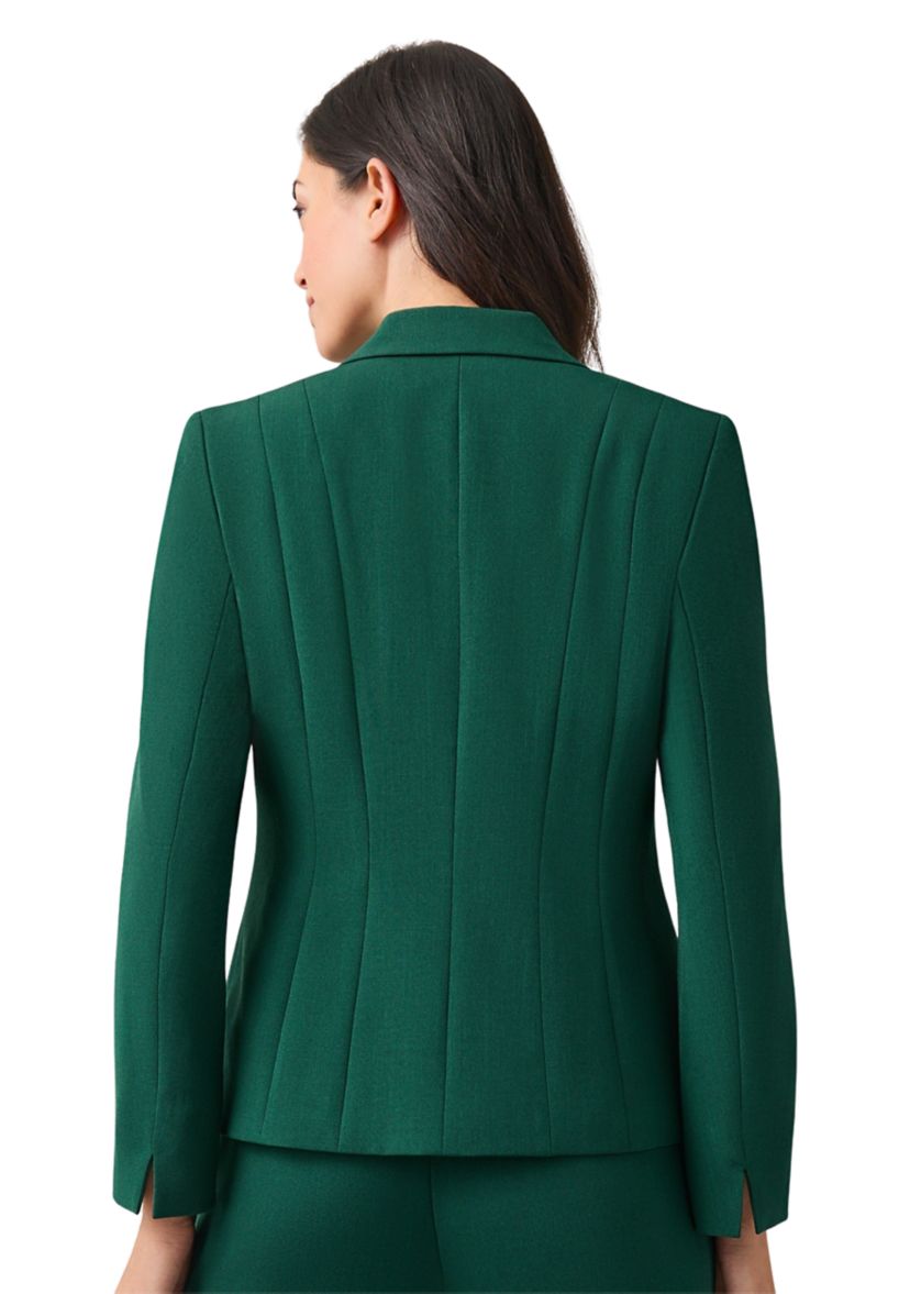 Petite One Button Seamed Jacket 