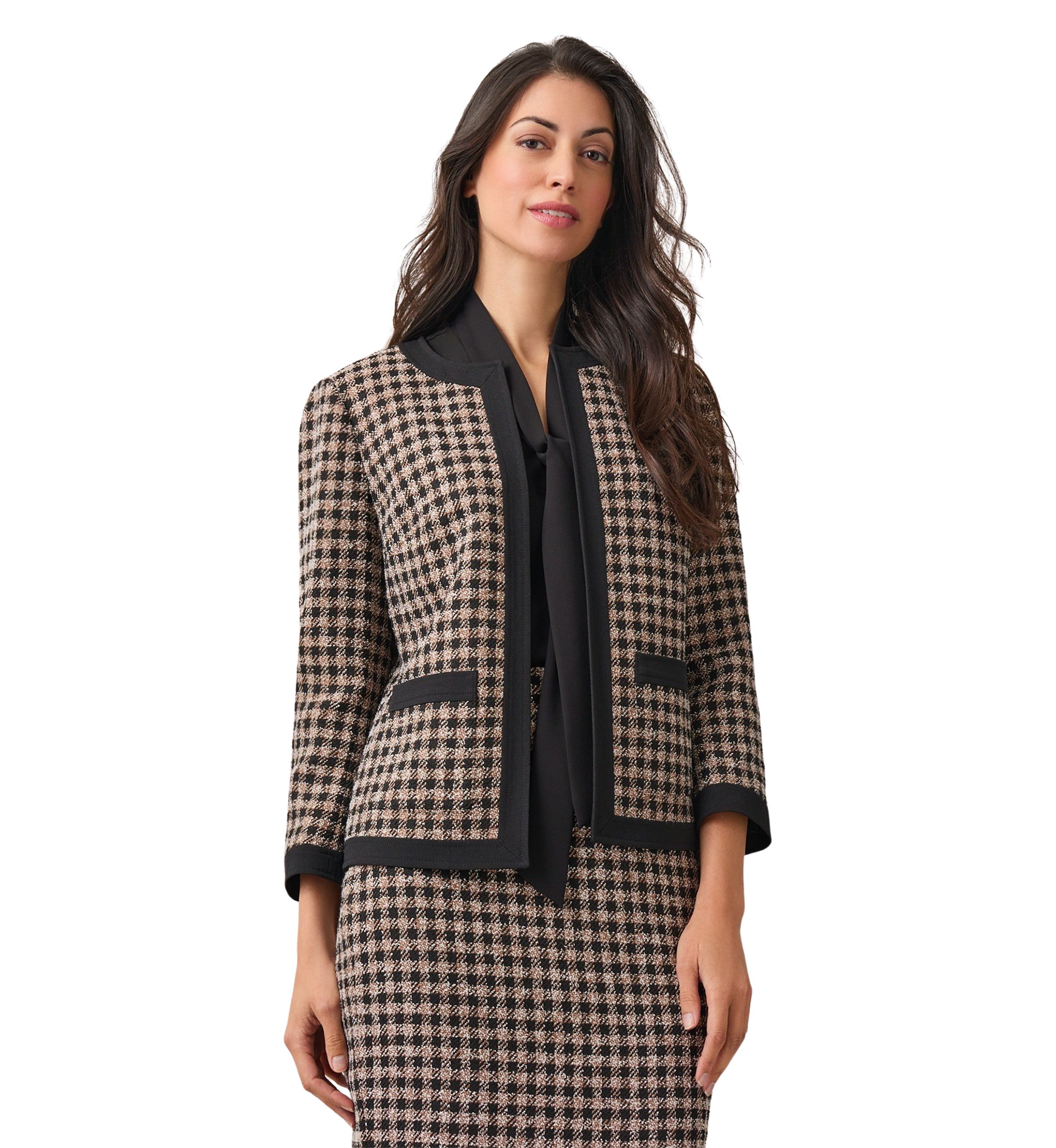 Petite Combo Framed Jacket 
