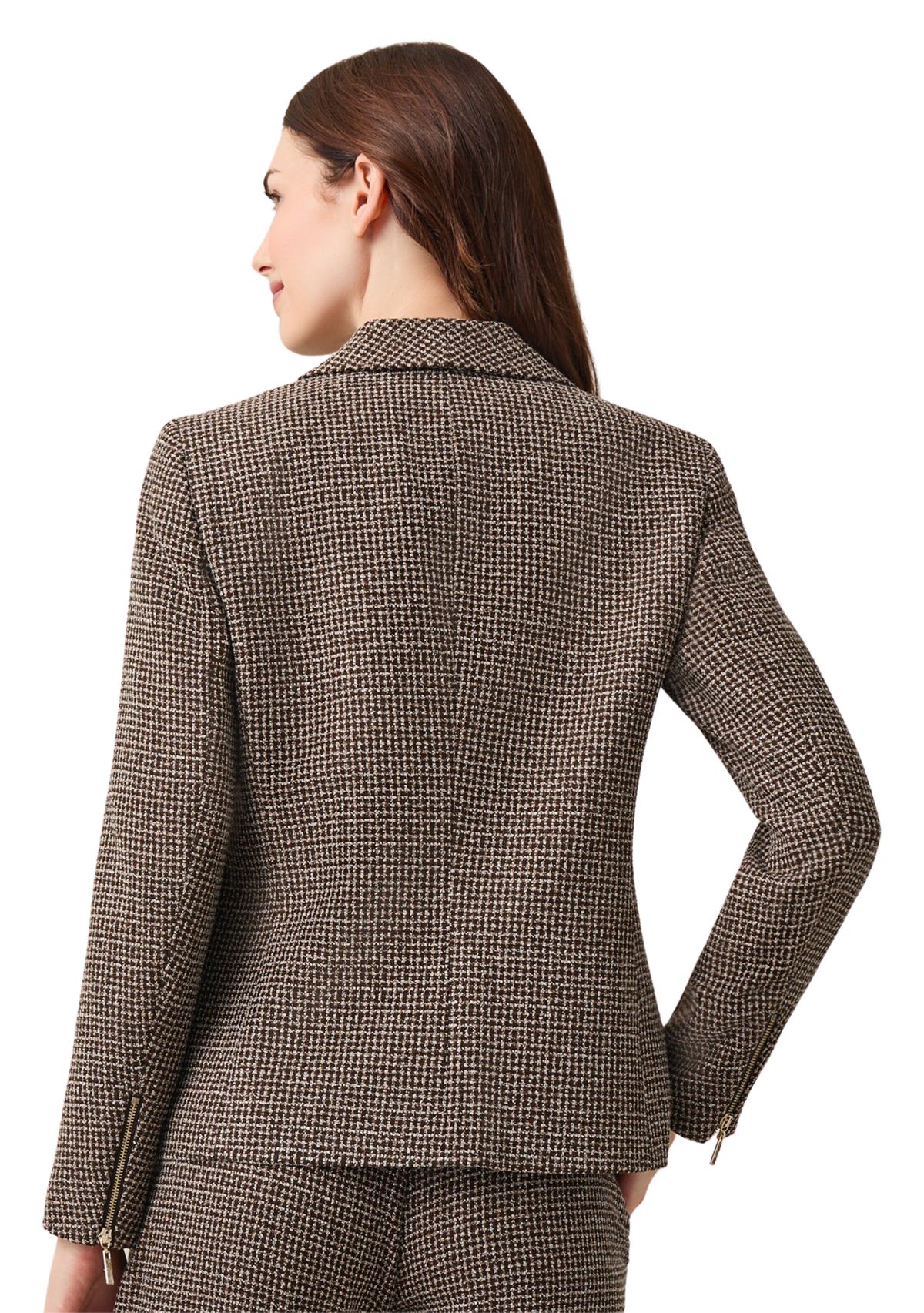 Petite One Button Shawl Collar Jacket