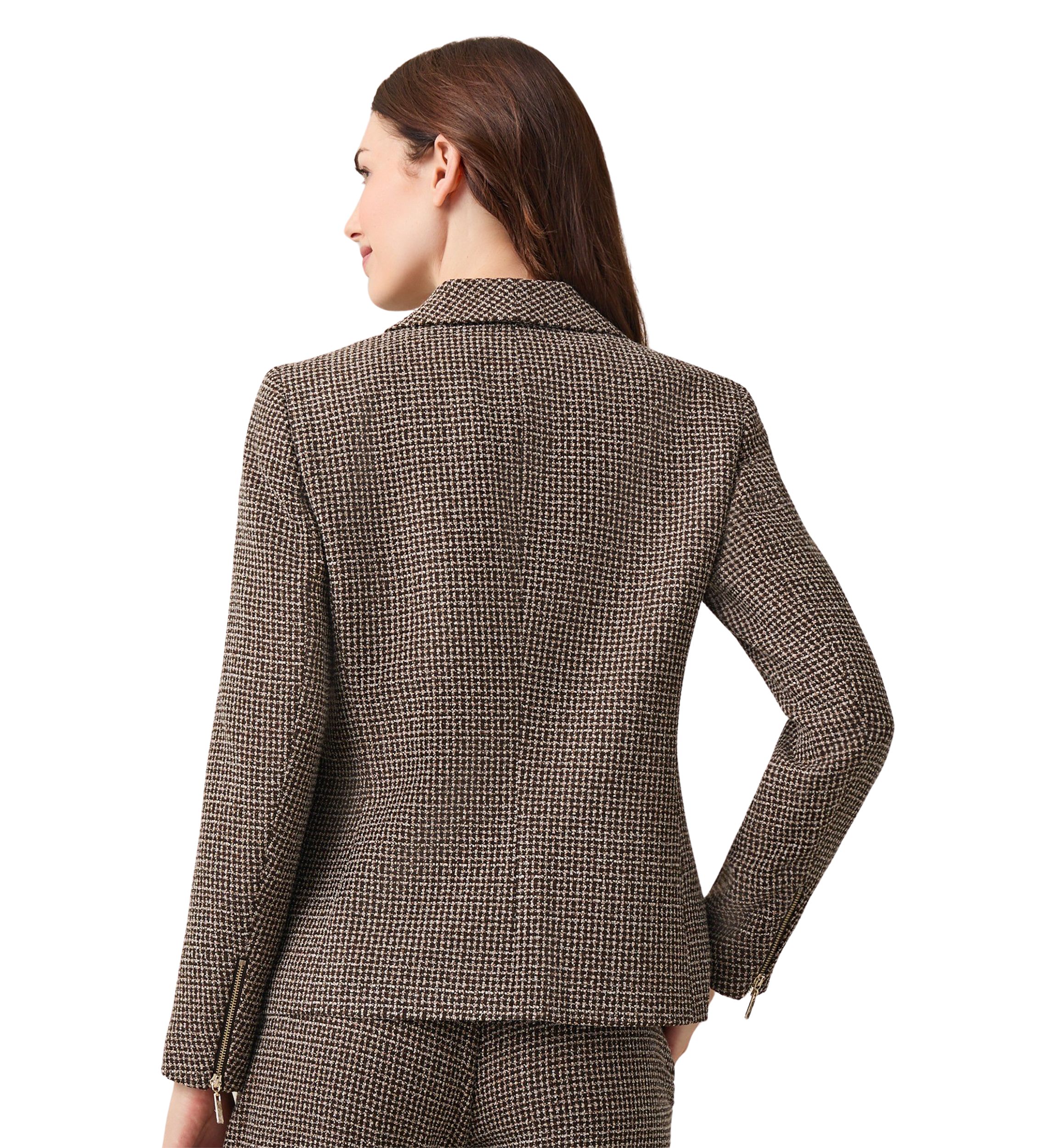 Petite One Button Shawl Collar Jacket