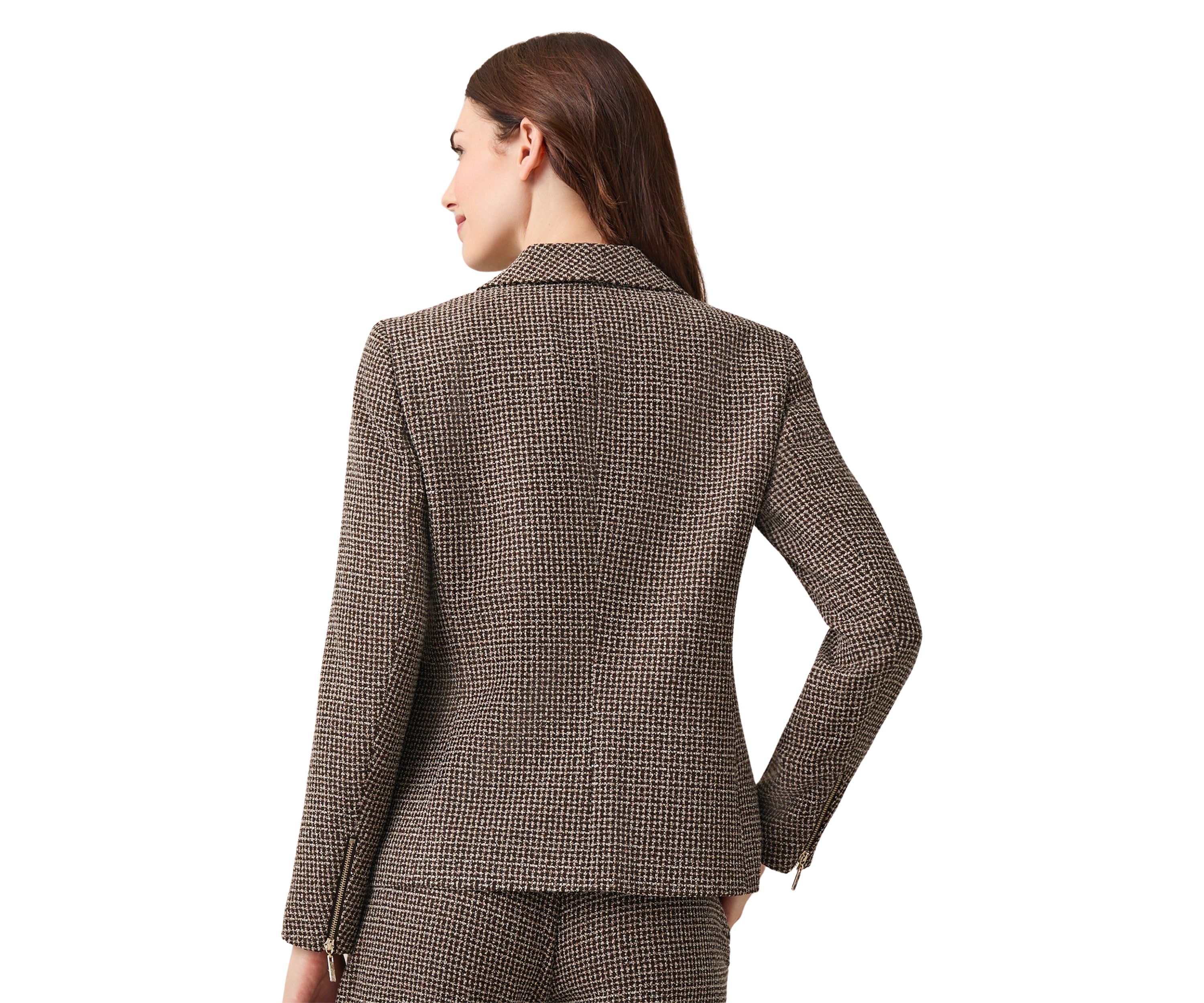 Petite One Button Shawl Collar Jacket