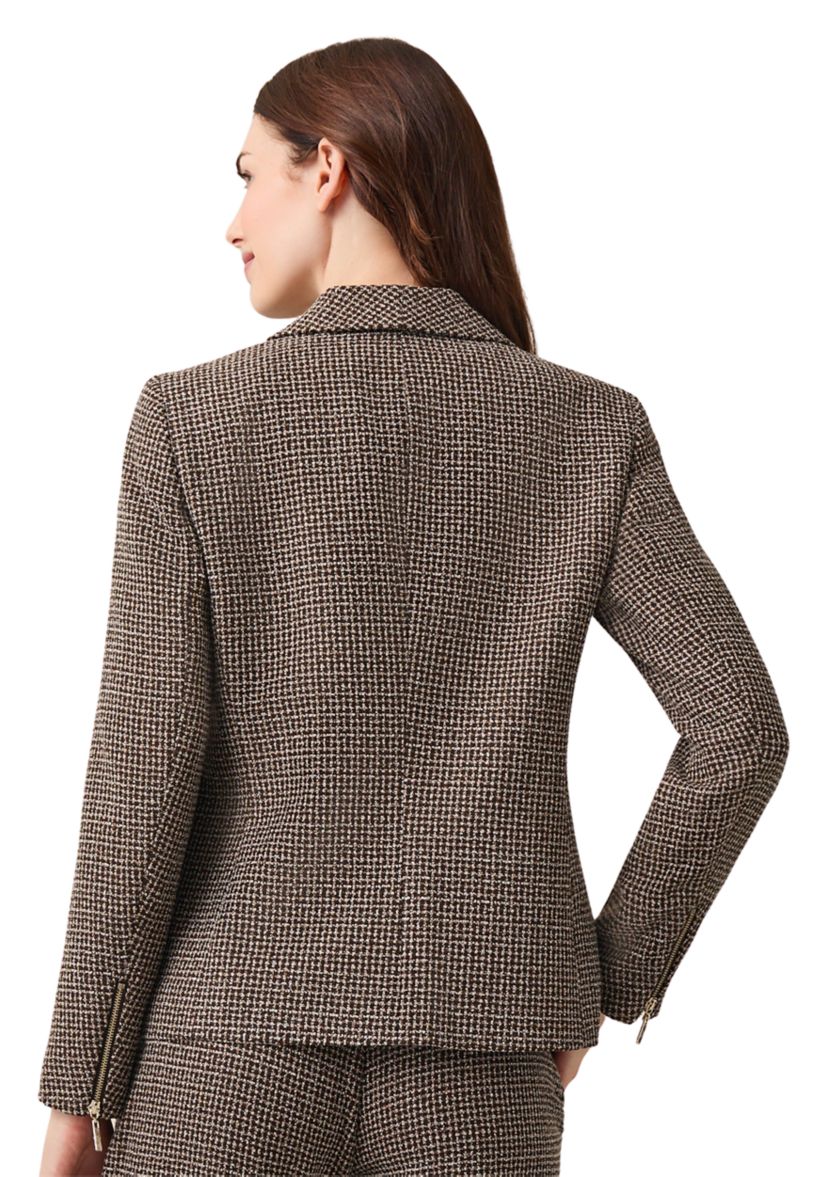 Petite One Button Shawl Collar Jacket