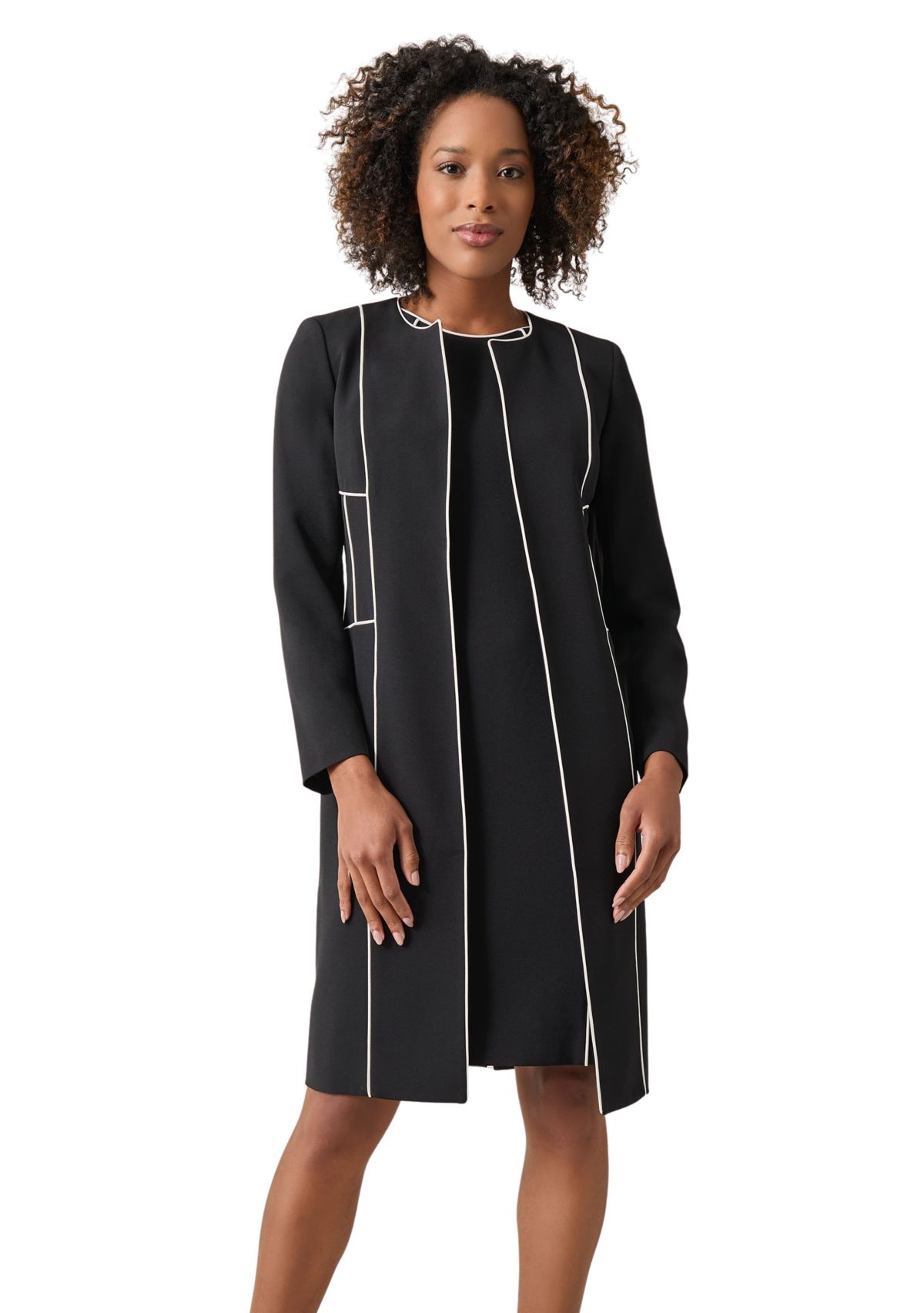 Petite Combo Seamed Topper