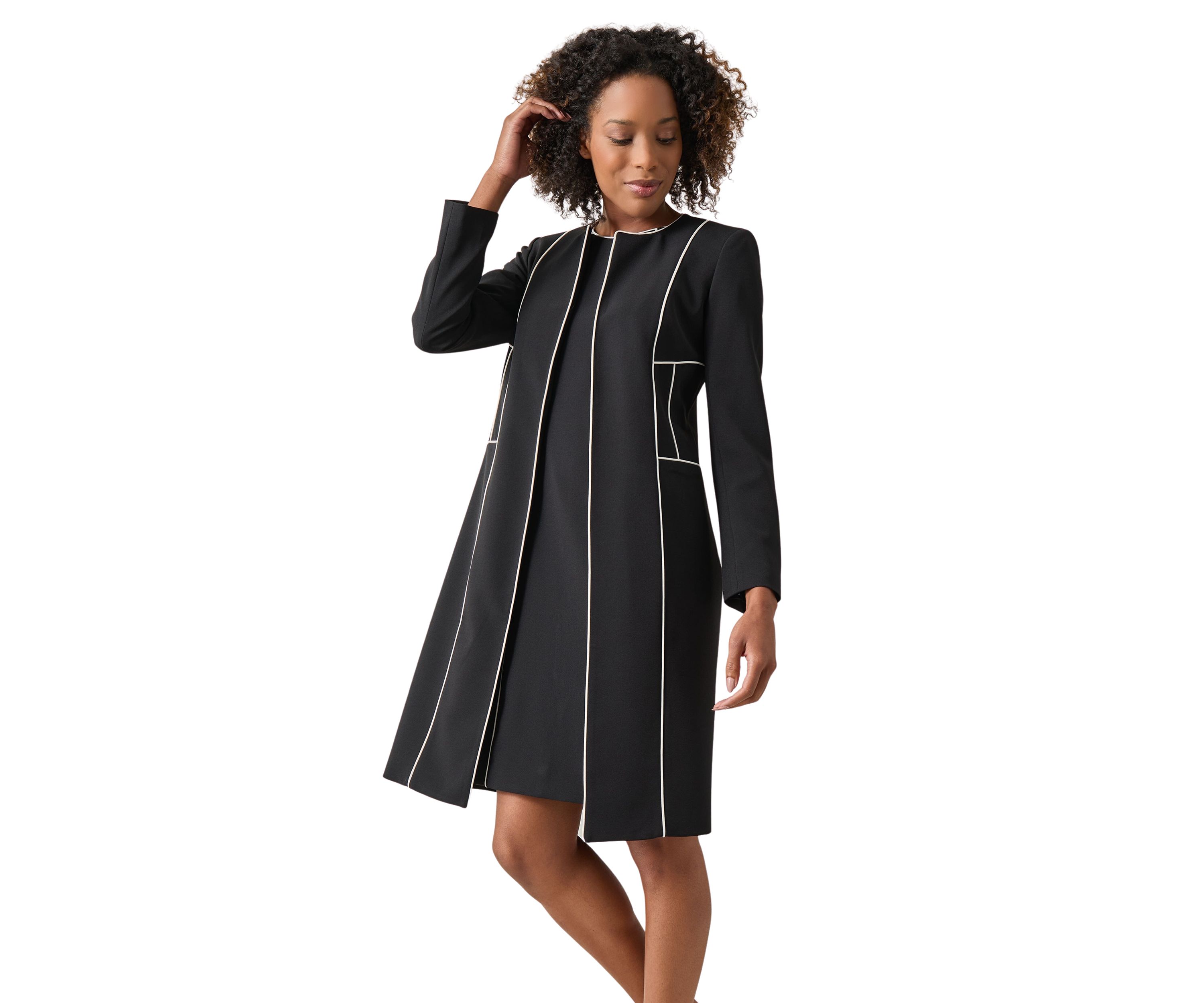 Petite Combo Seamed Topper