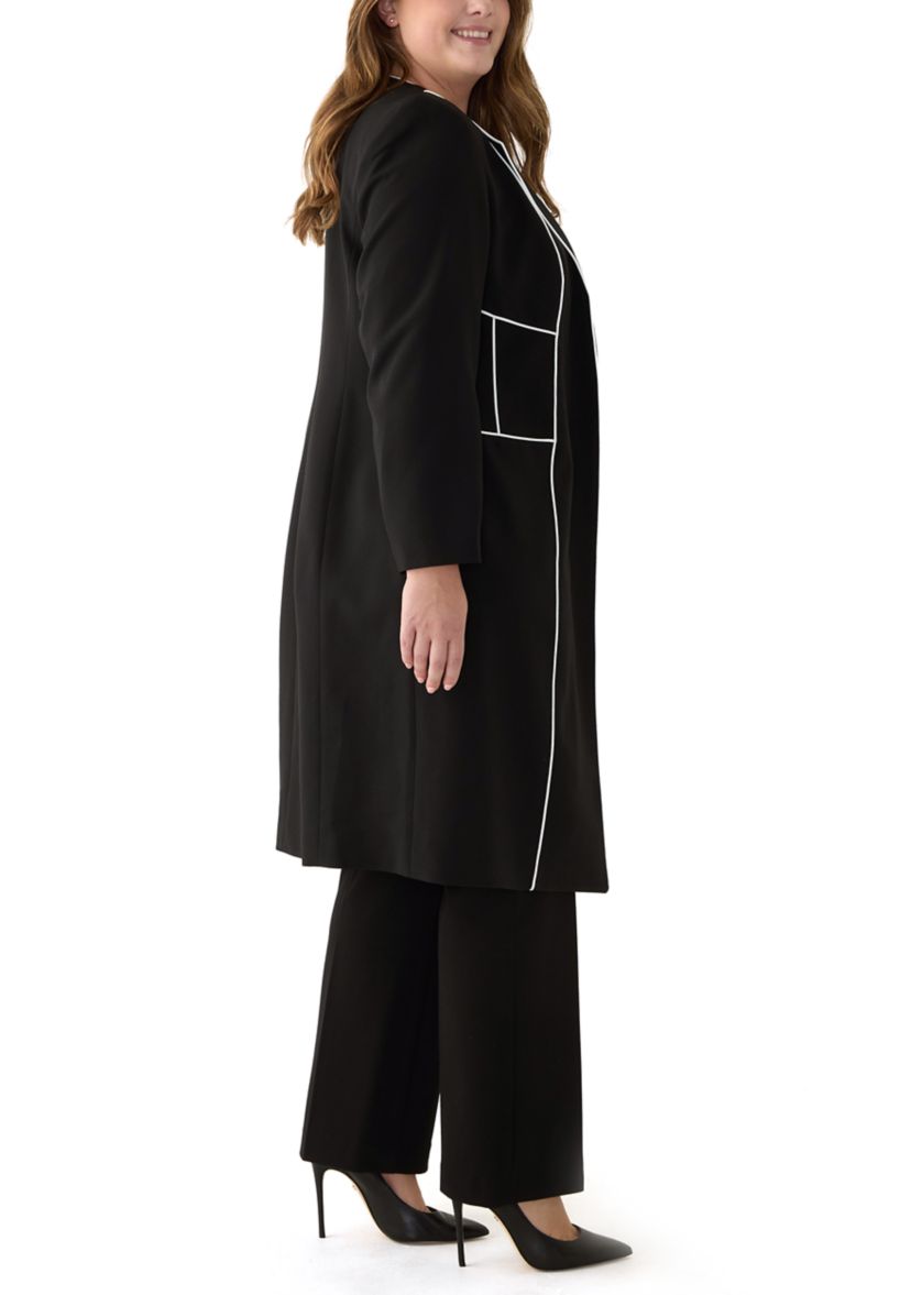 Plus Size Seamed Topper
