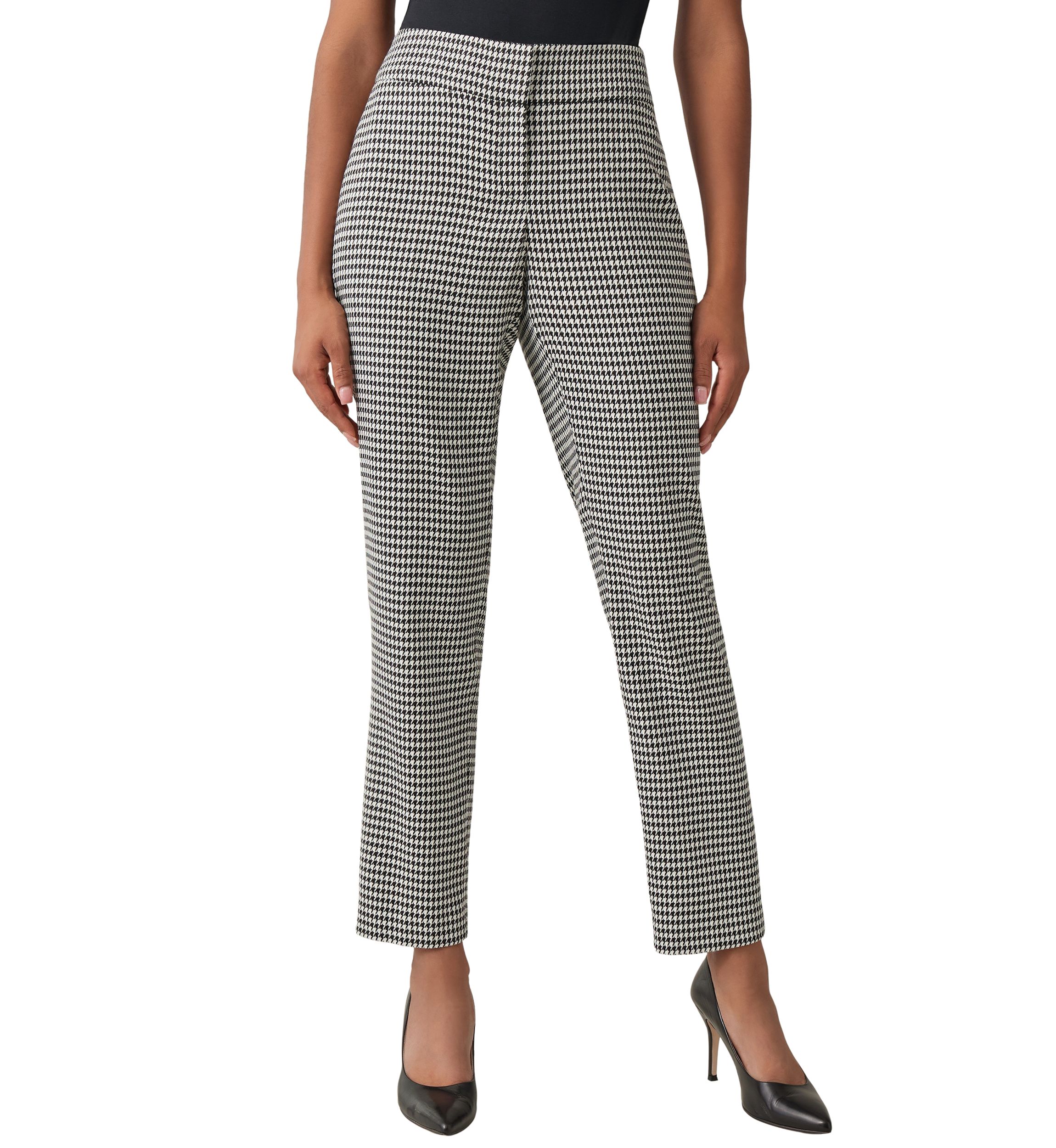 Womens Unlined Printed Slim Suit Separate Pants