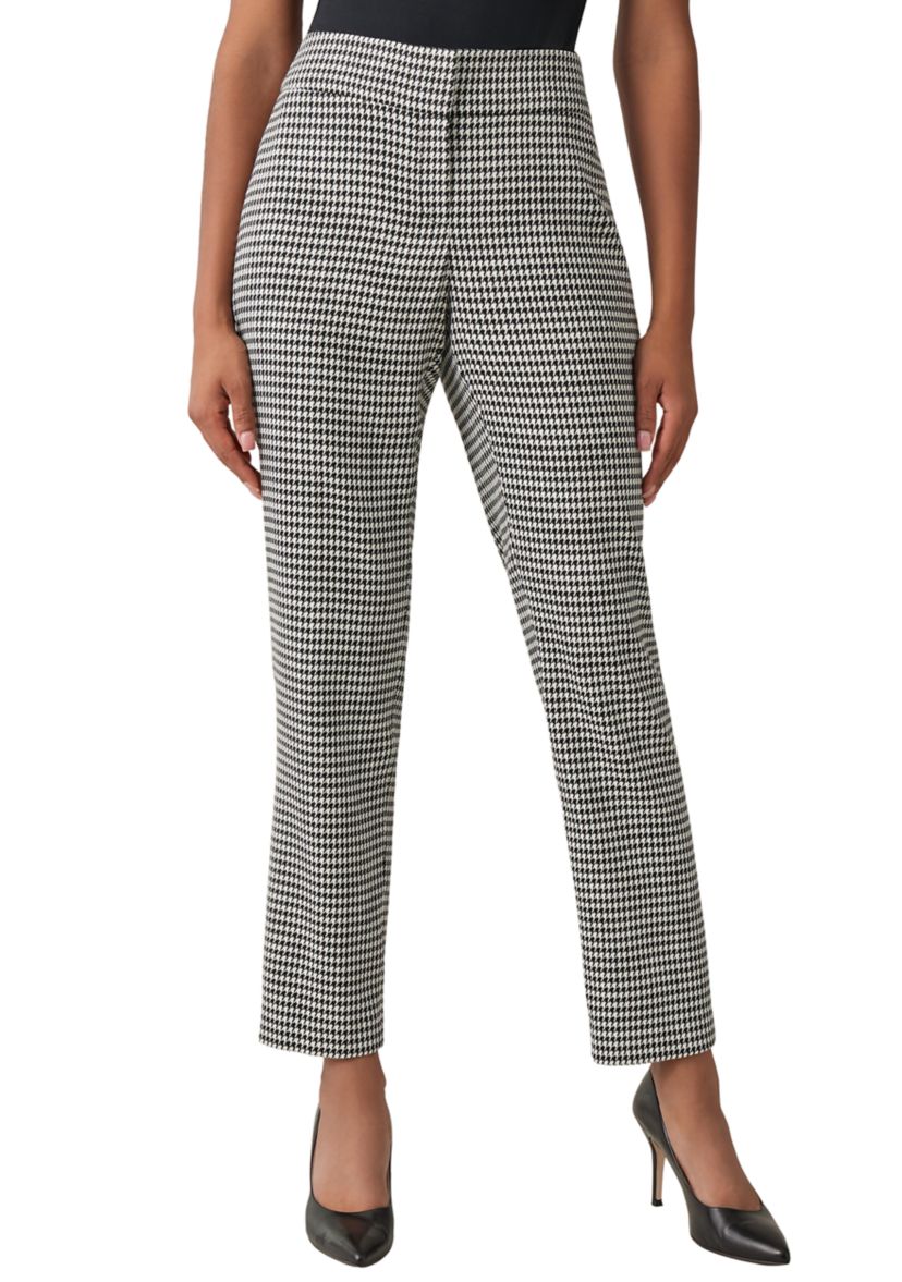 Womens Unlined Printed Slim Suit Separate Pants