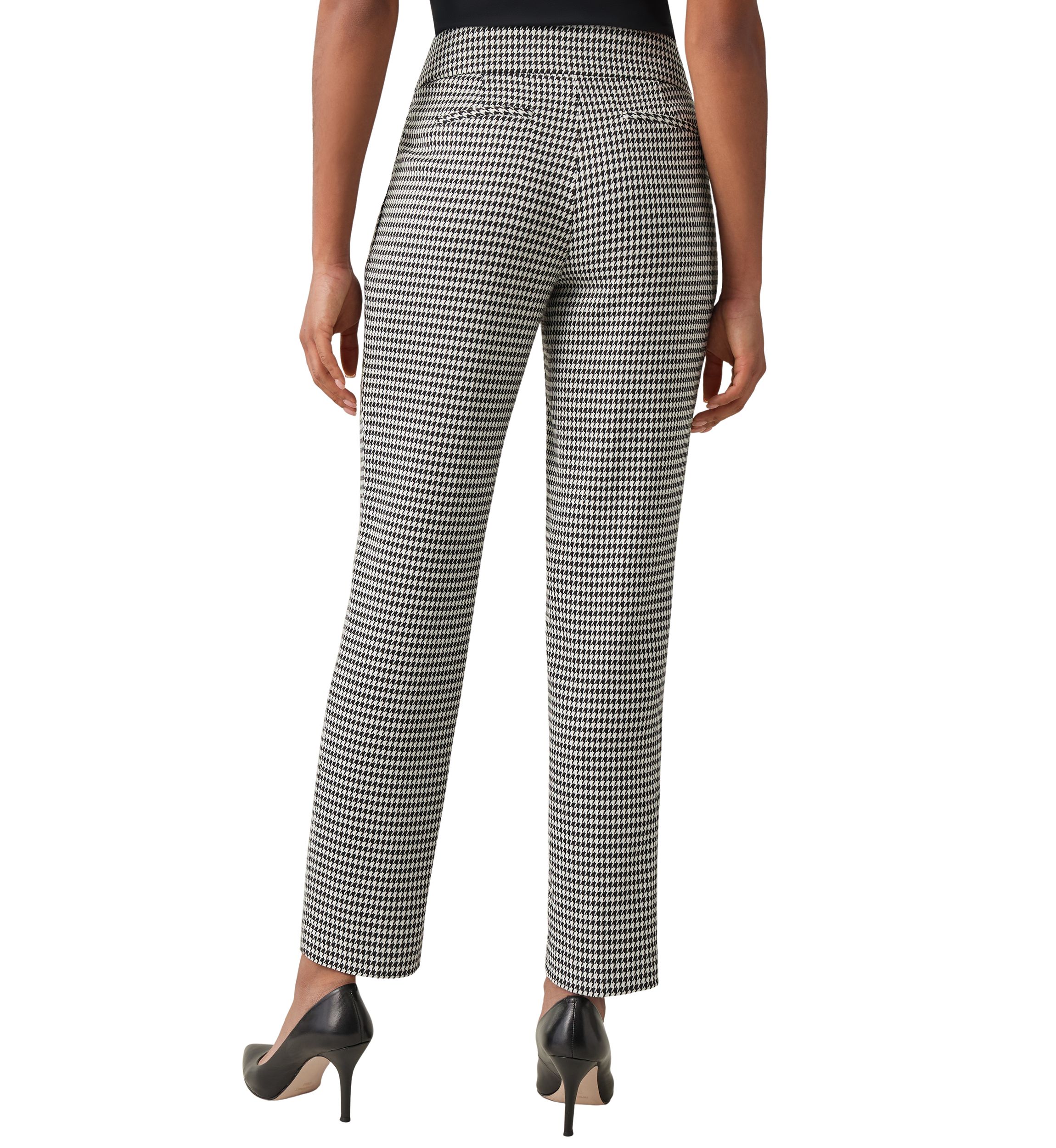 Petite Unlined Printed Slim Suit Separate Pants