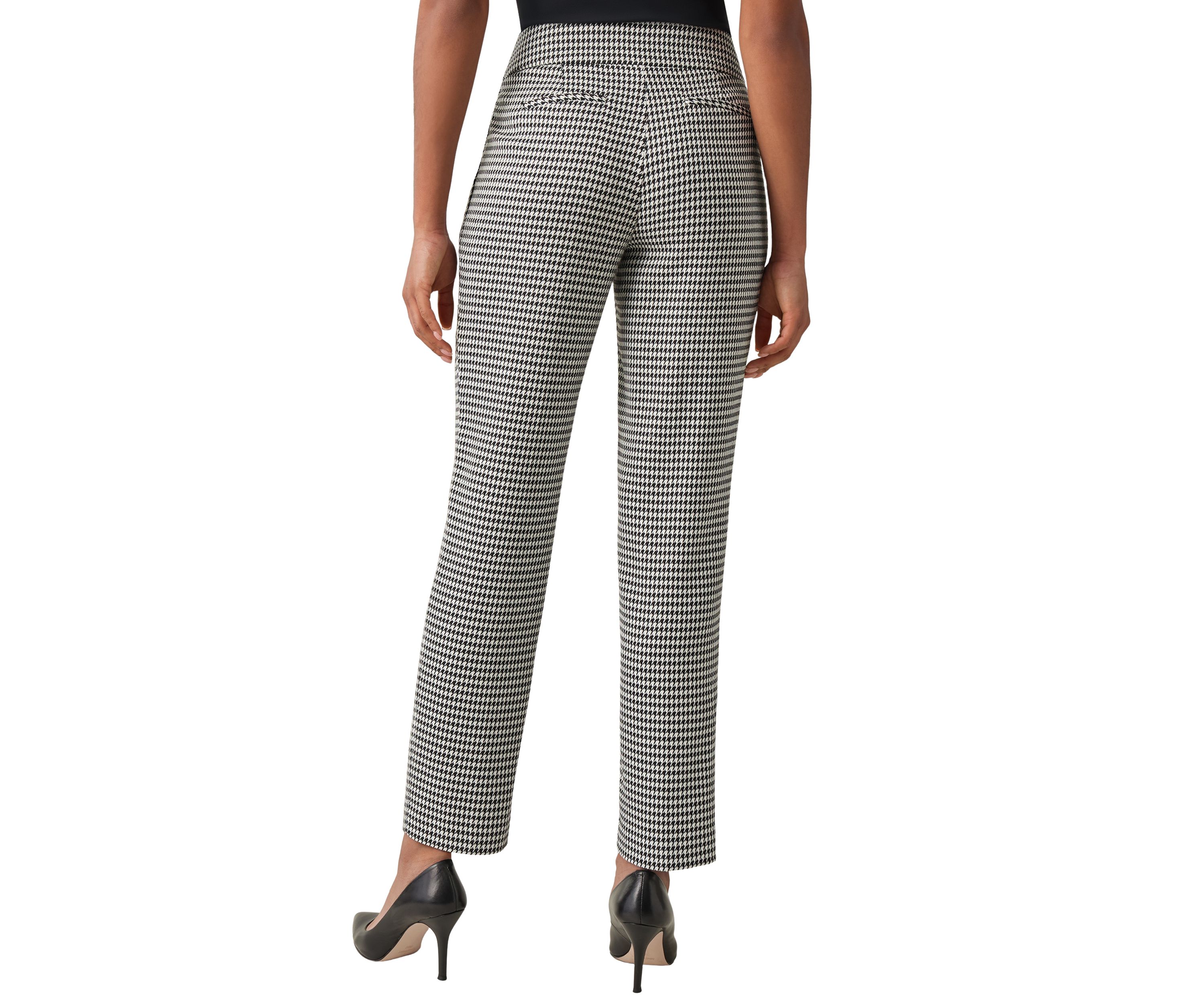 Petite Unlined Printed Slim Suit Separate Pants