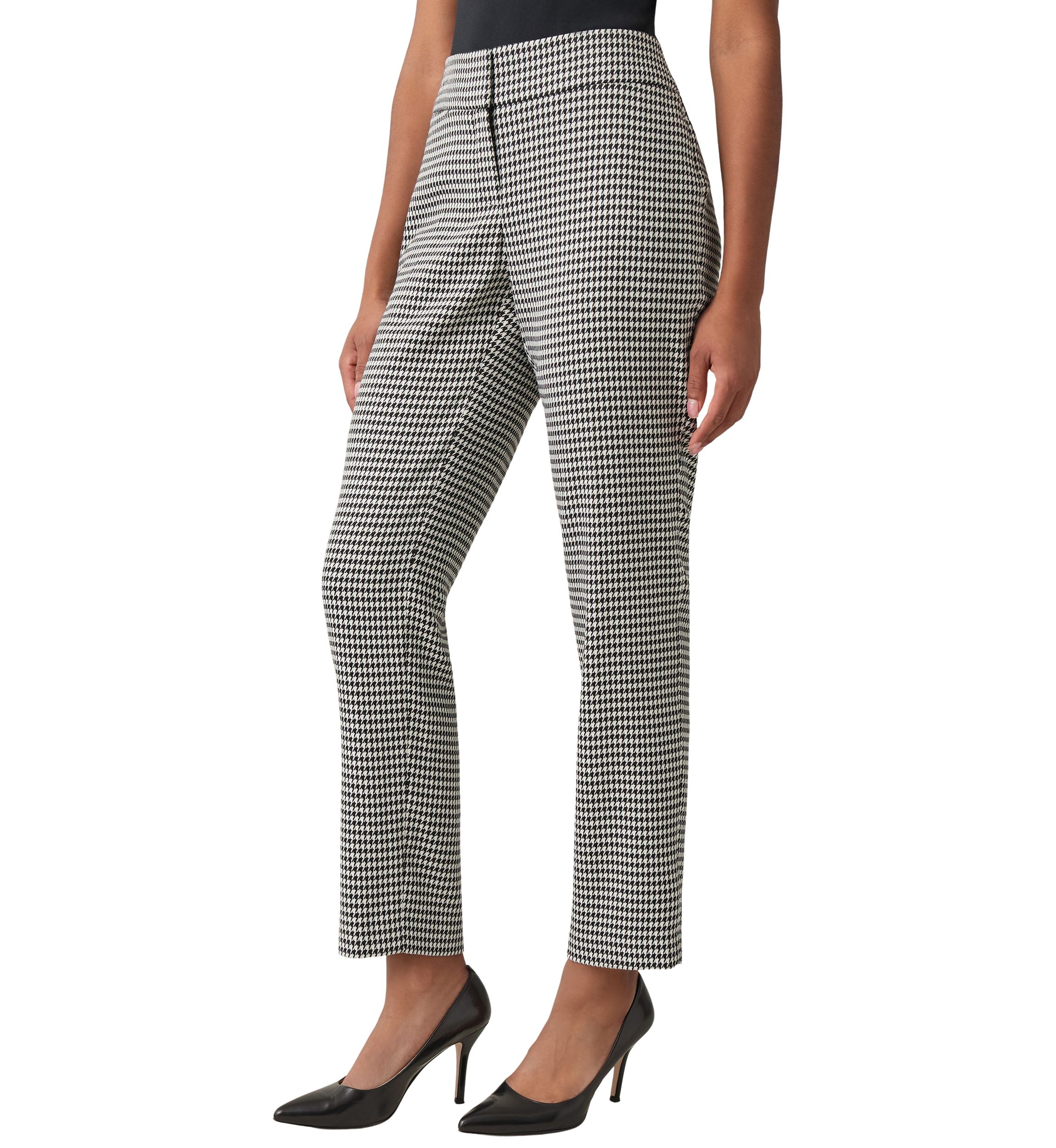 Petite Unlined Printed Slim Suit Separate Pants
