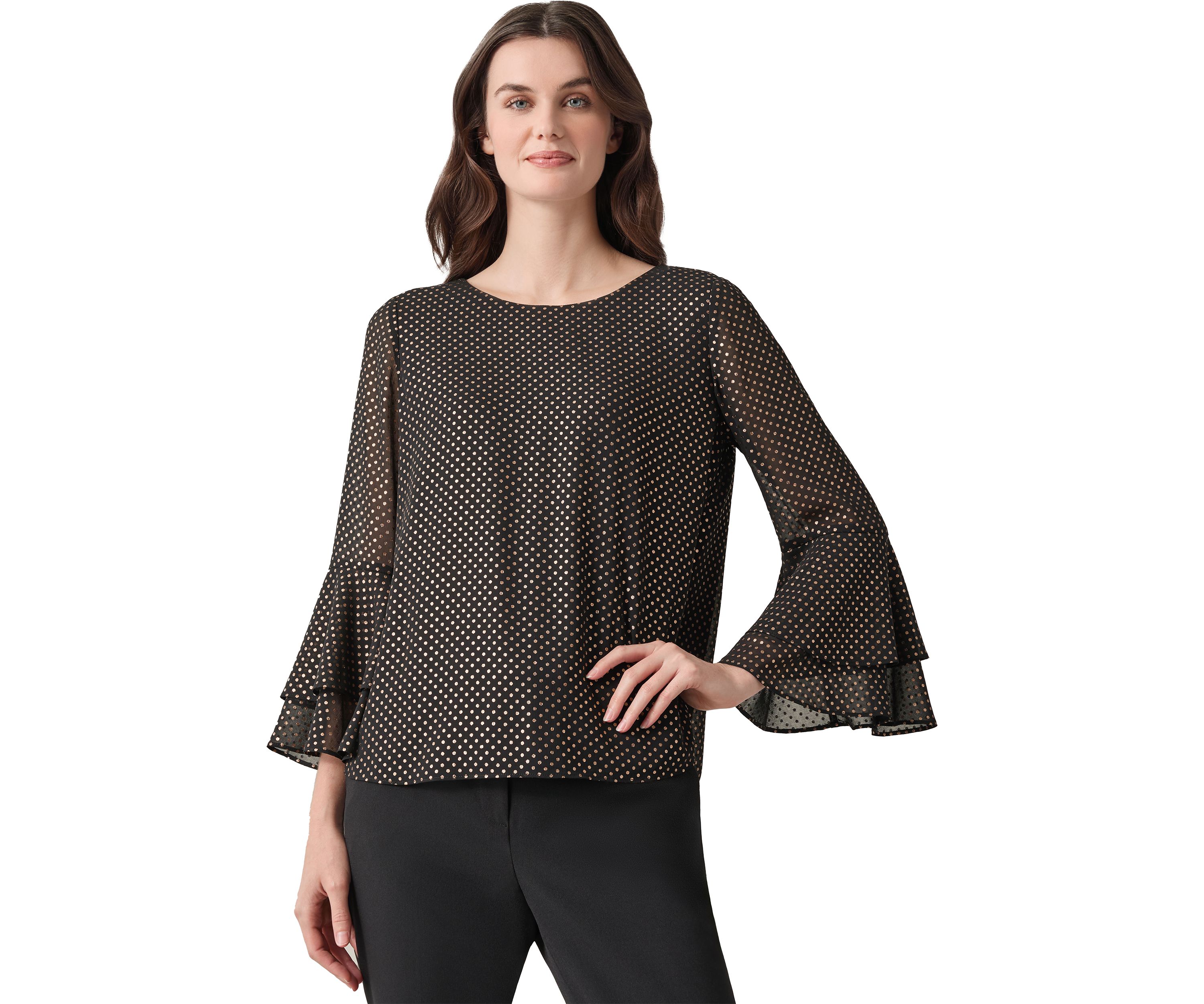 Womens Foil Printed Blouse