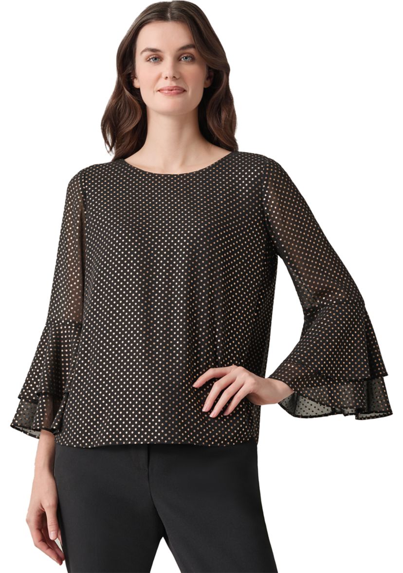 Womens Foil Printed Blouse
