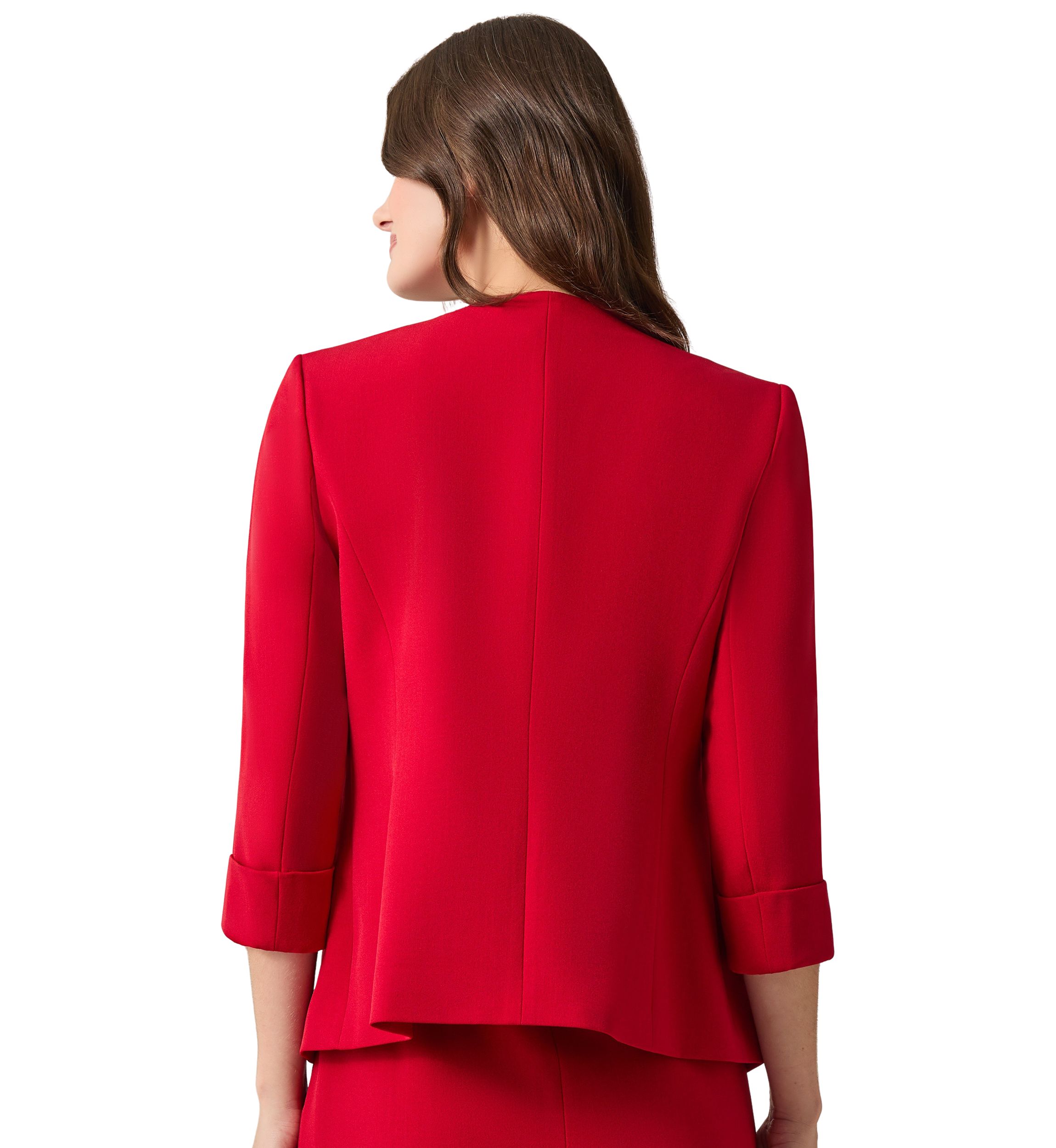 Womens Rolled Cuff Cardigan