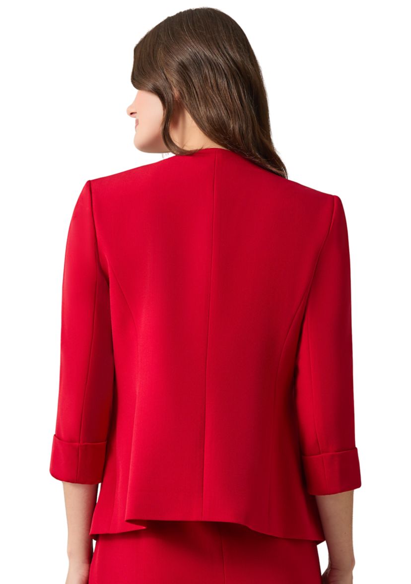 Womens Cardigan with Rolled Cuffs