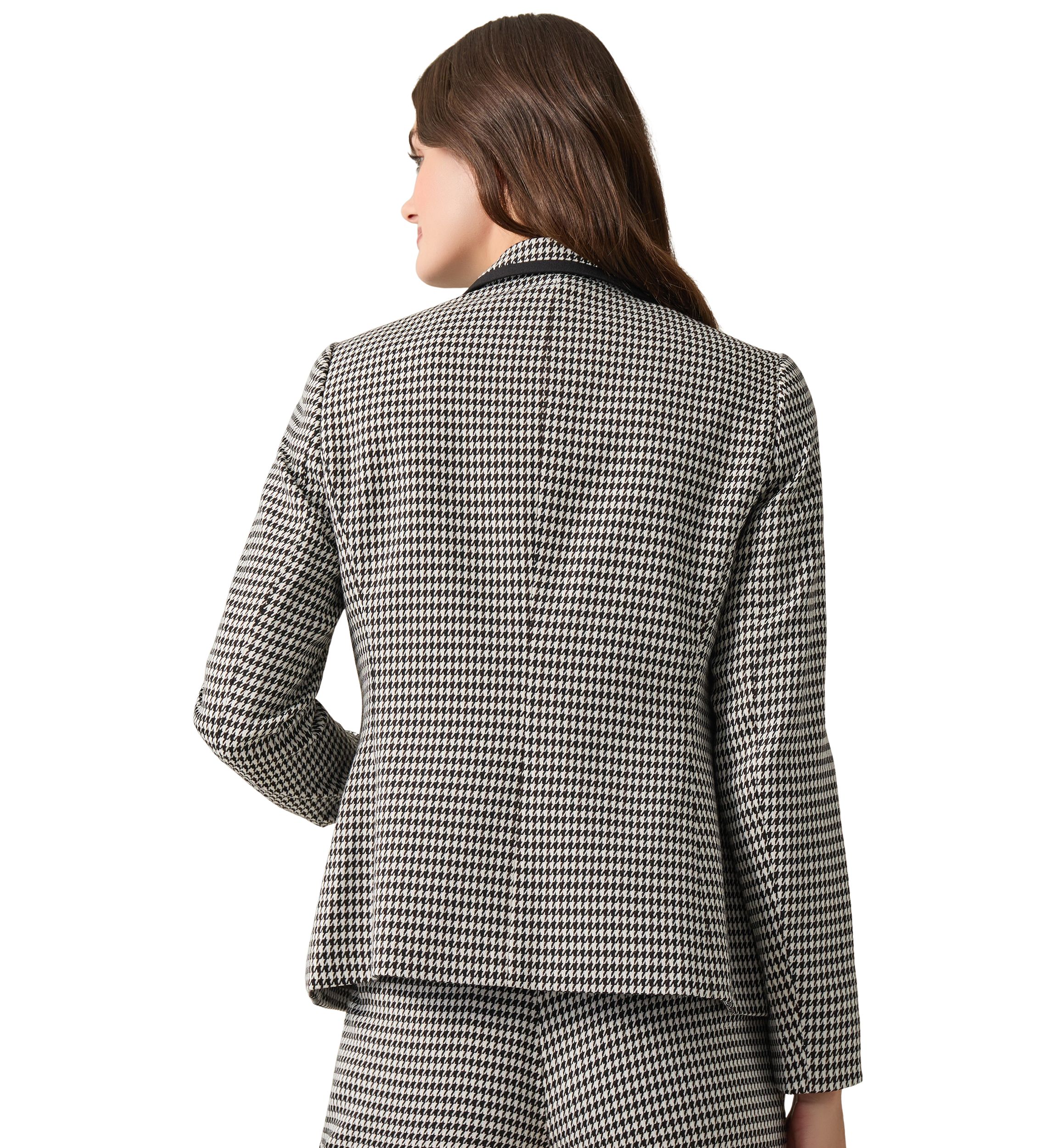 Womens Faux Double Breasted Printed Suit Separate Jacket