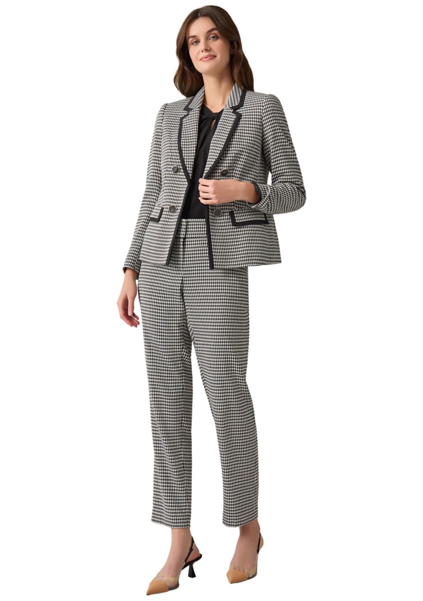 Womens Faux Double Breasted Printed Suit Separate Jacket
