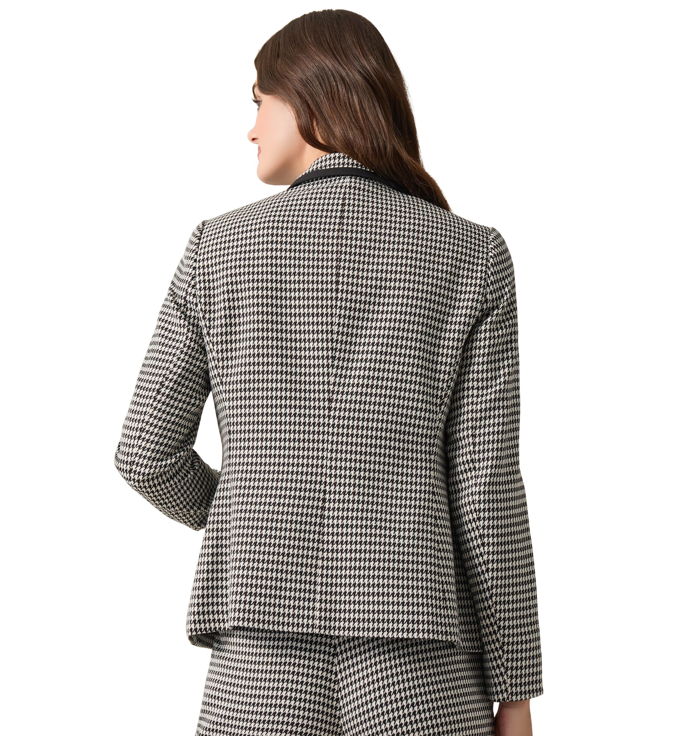 Petite Faux Double Breasted Printed Suit Separate Jacket