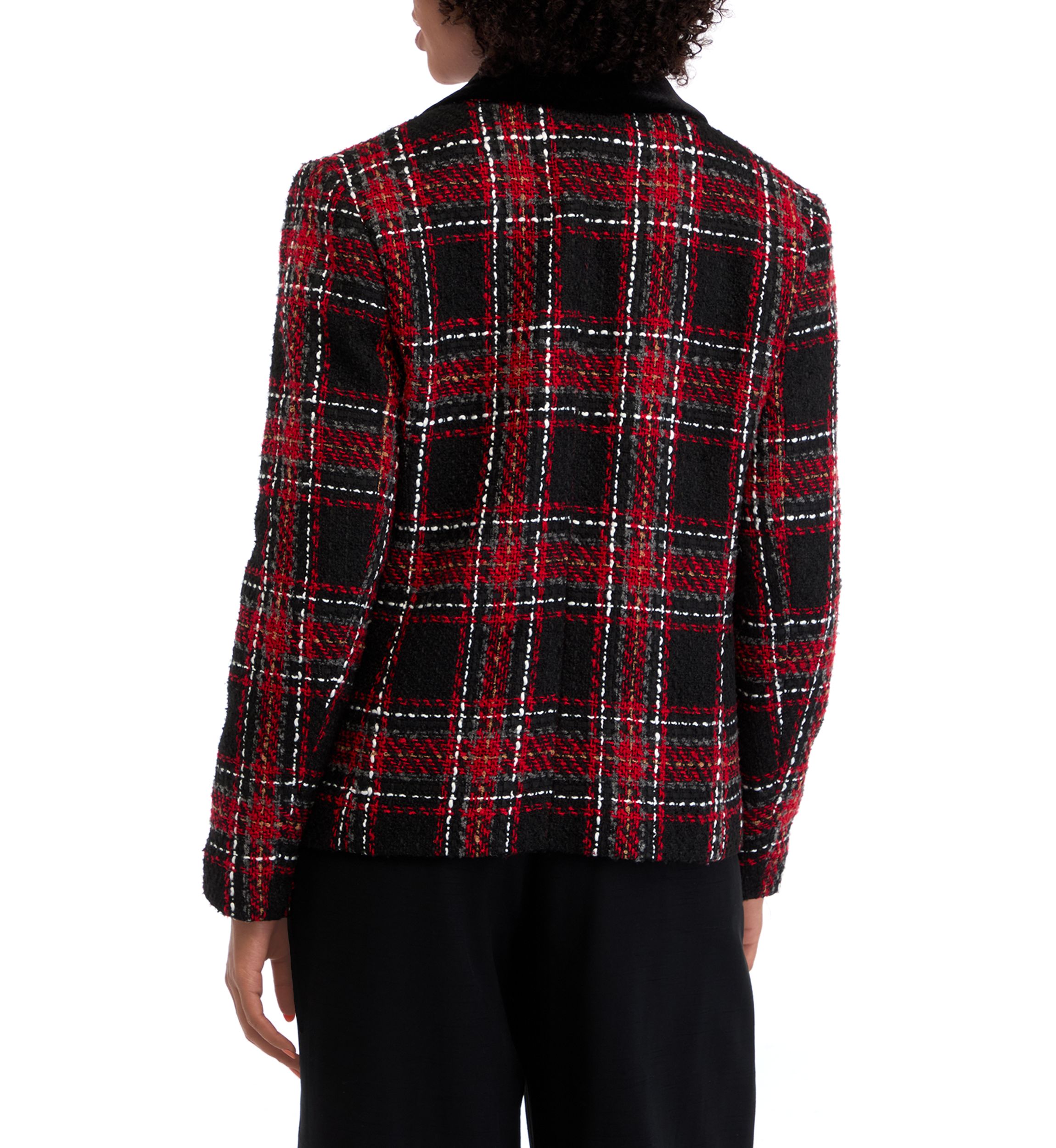Womens Notch Collar Open Jacket