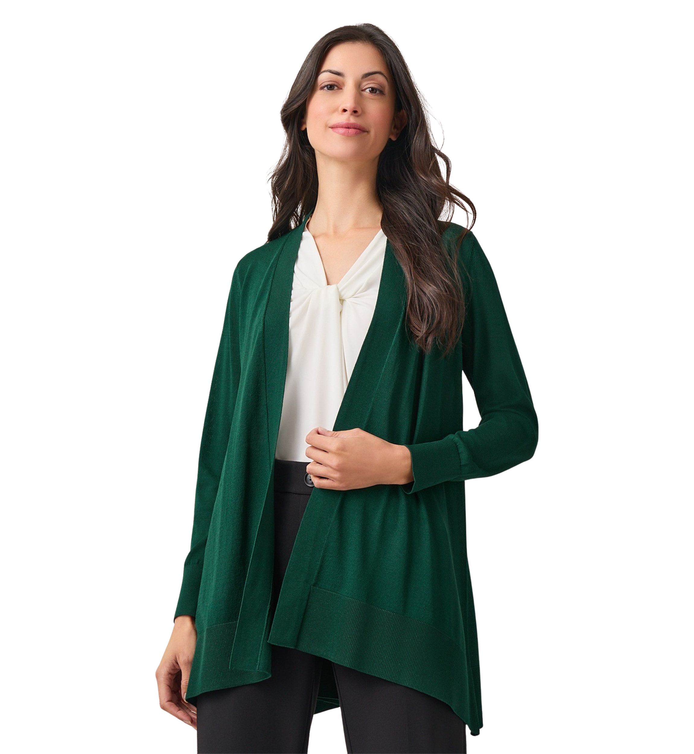 Womens Sharkbite Open Front Cardigan 