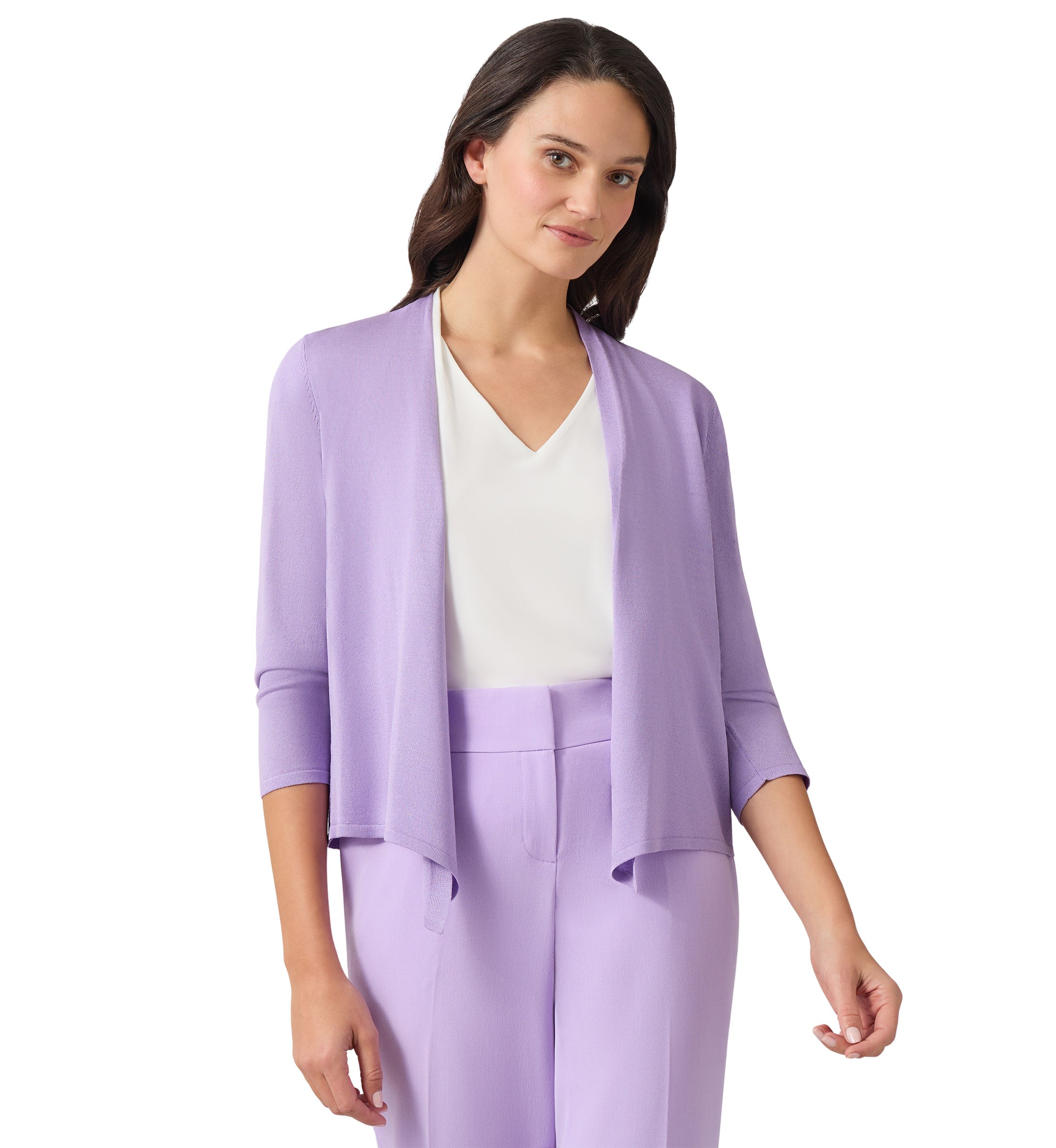 Womens Self-Edge A-Line Cardigan 
