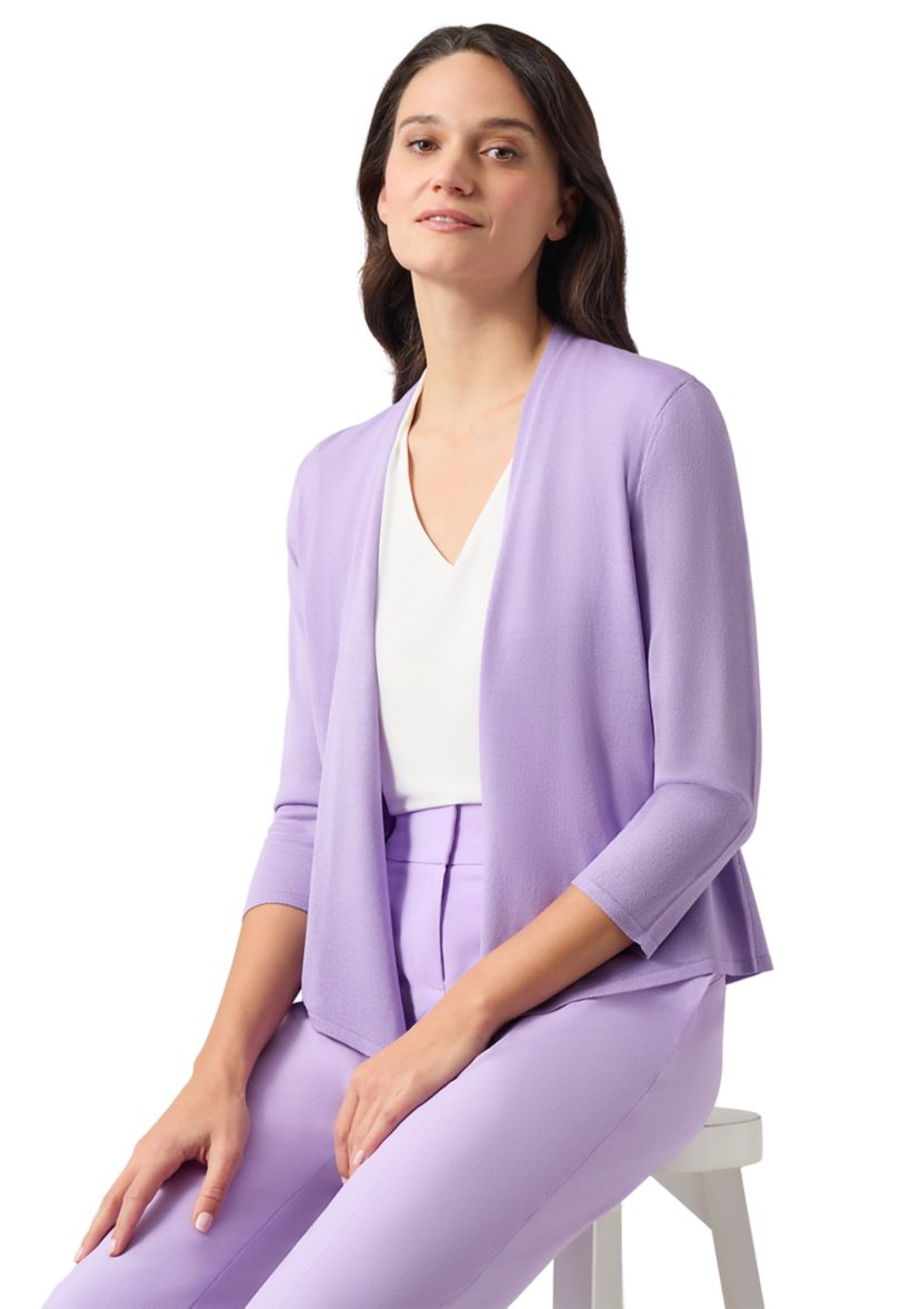 Womens Self-Edge A-Line Cardigan 