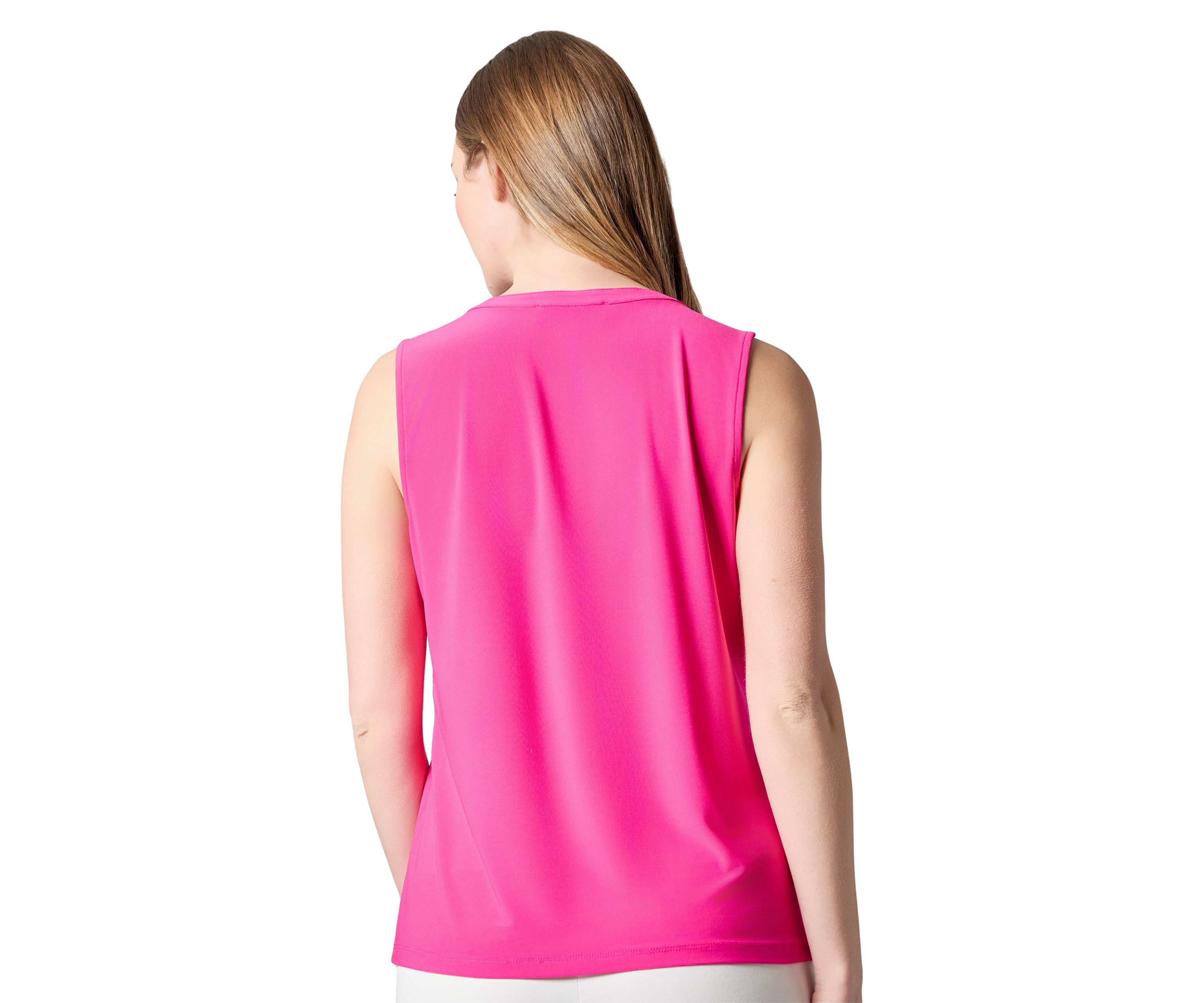 Womens Pleated Neck Knit Top
