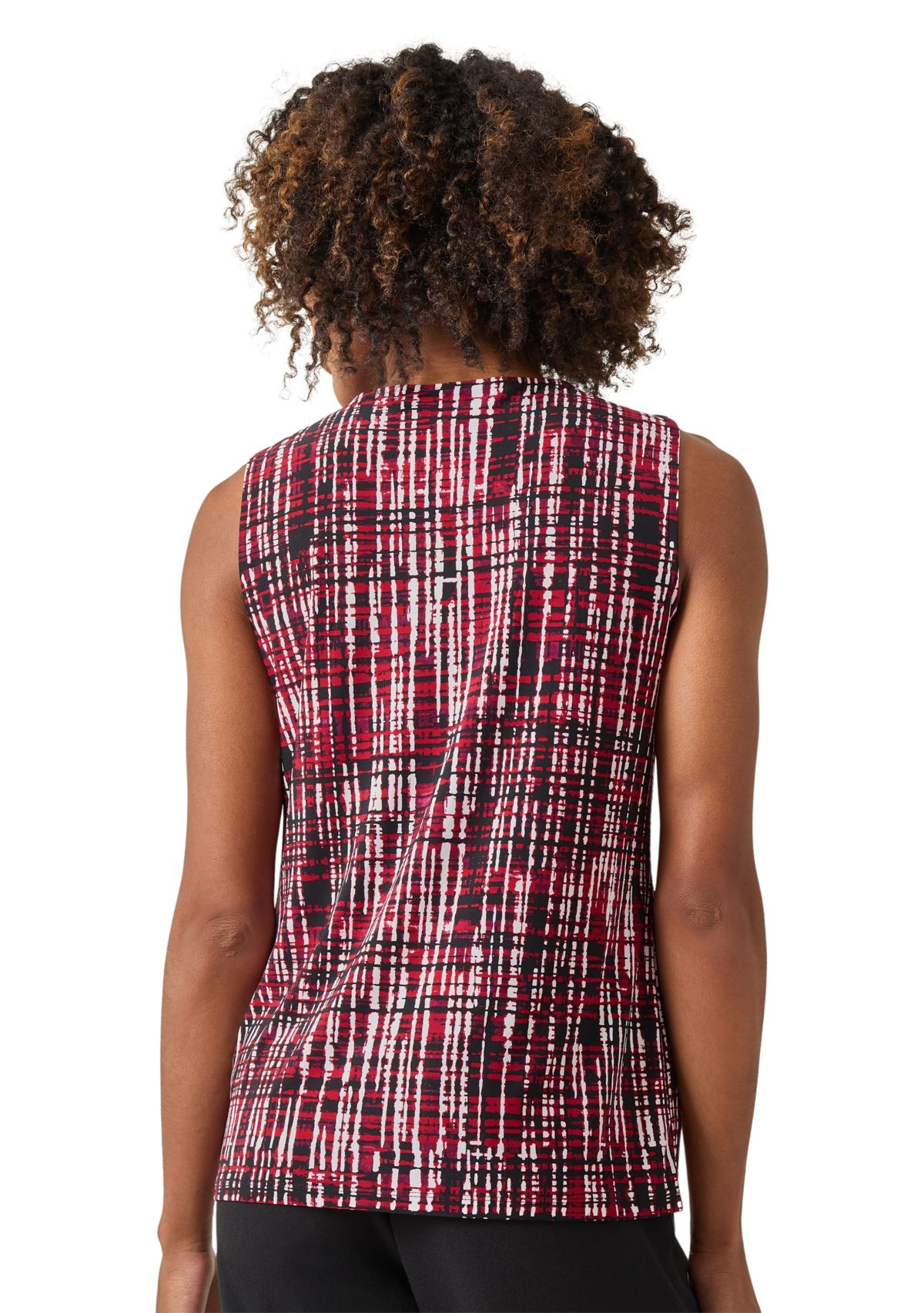 Womens Pleat Neck Top