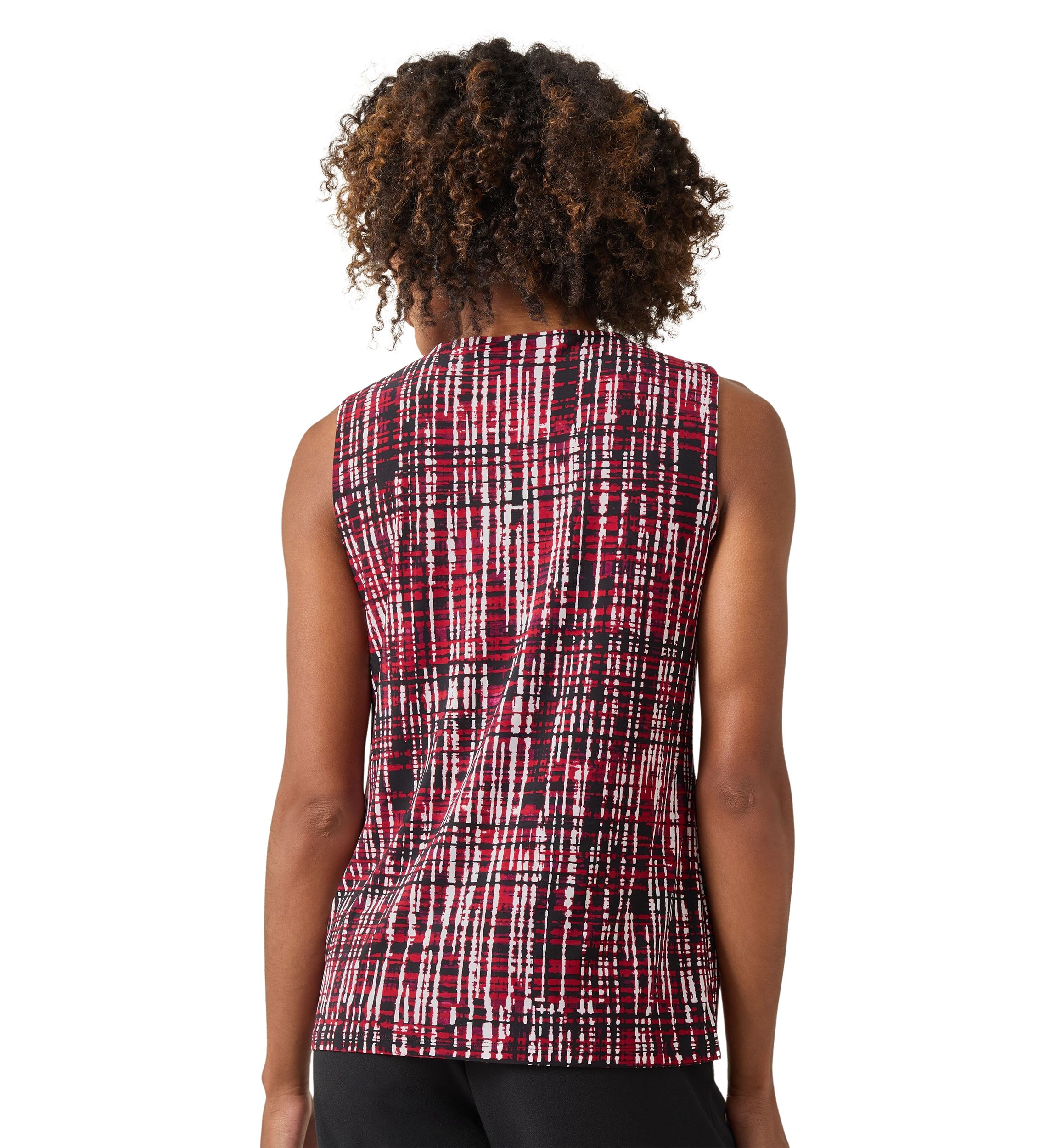 Womens Pleat Neck Top