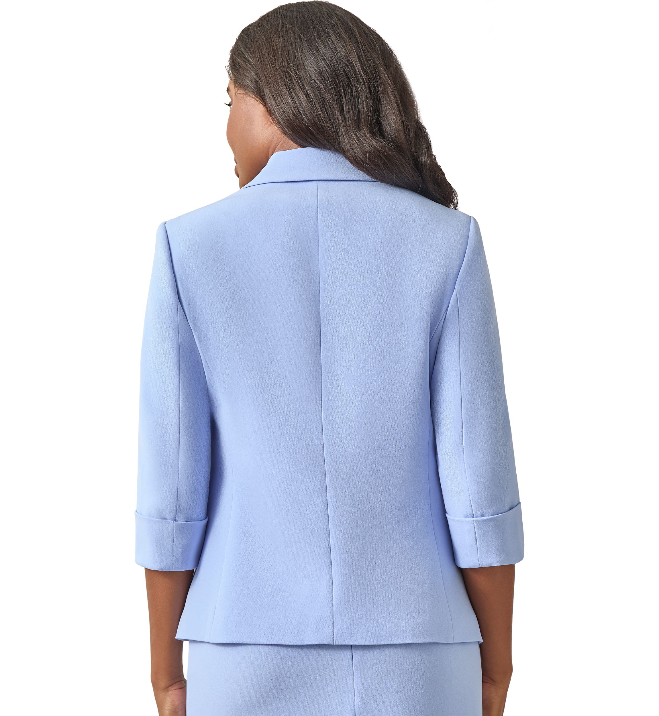 Petite Button Cuff Suit Separate Jacket