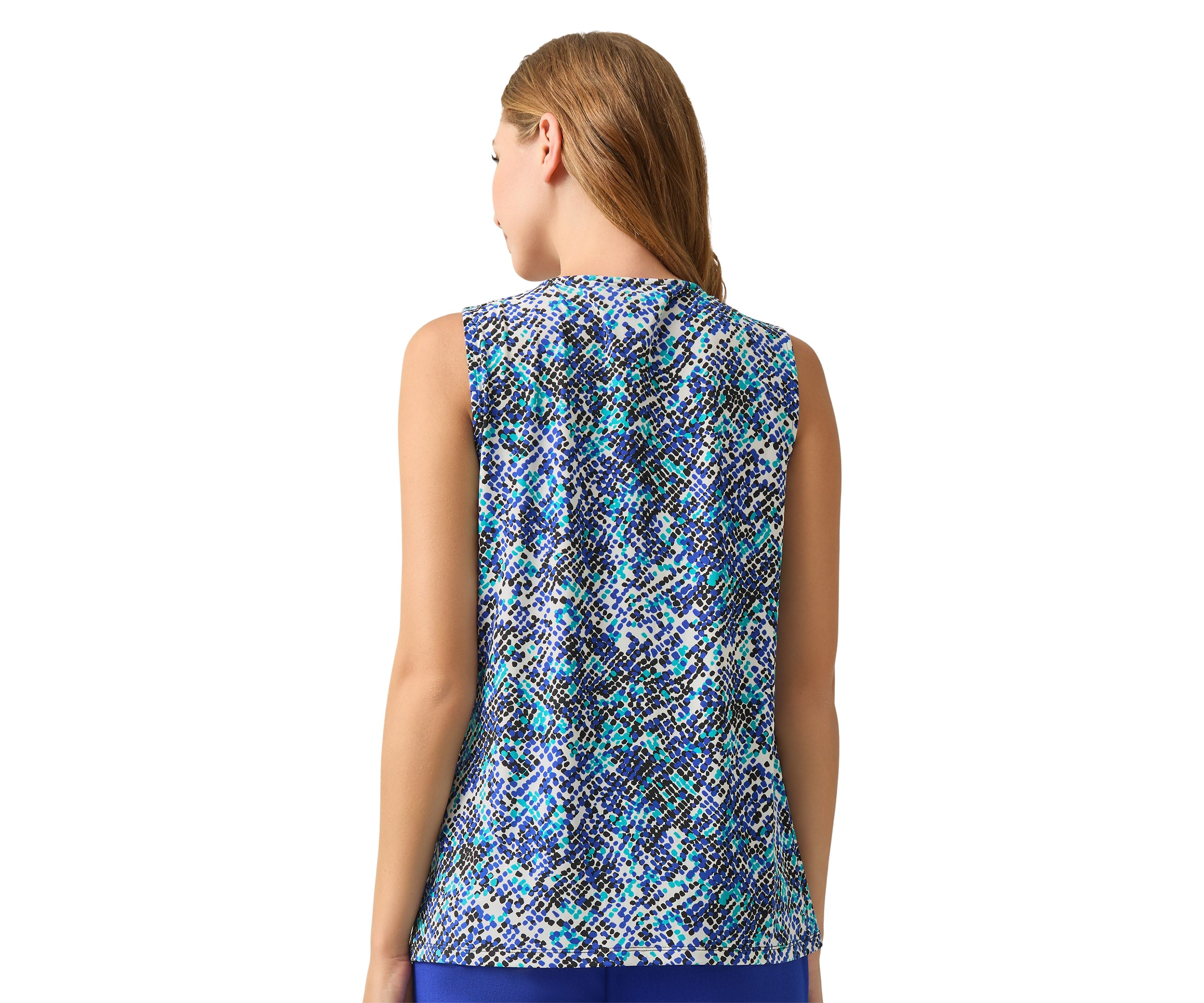 Womens Pleat Neck Top 