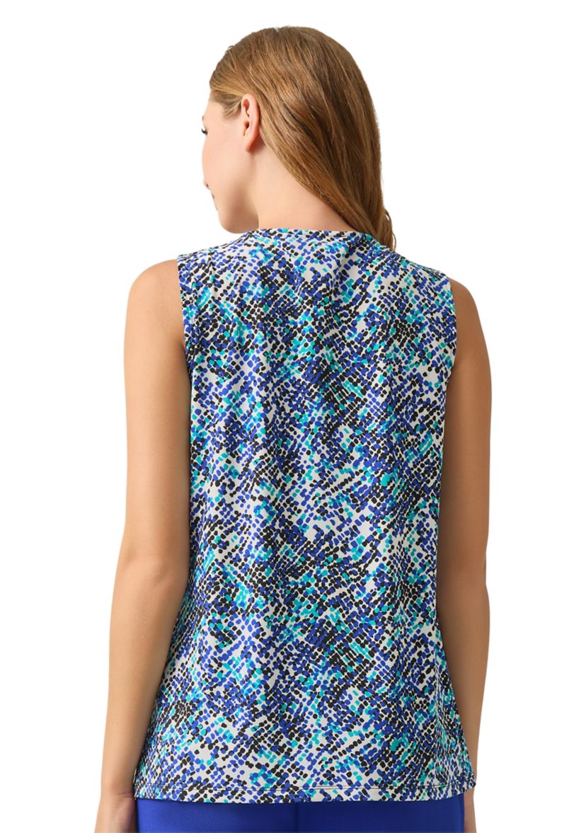 Womens Pleat Neck Top 