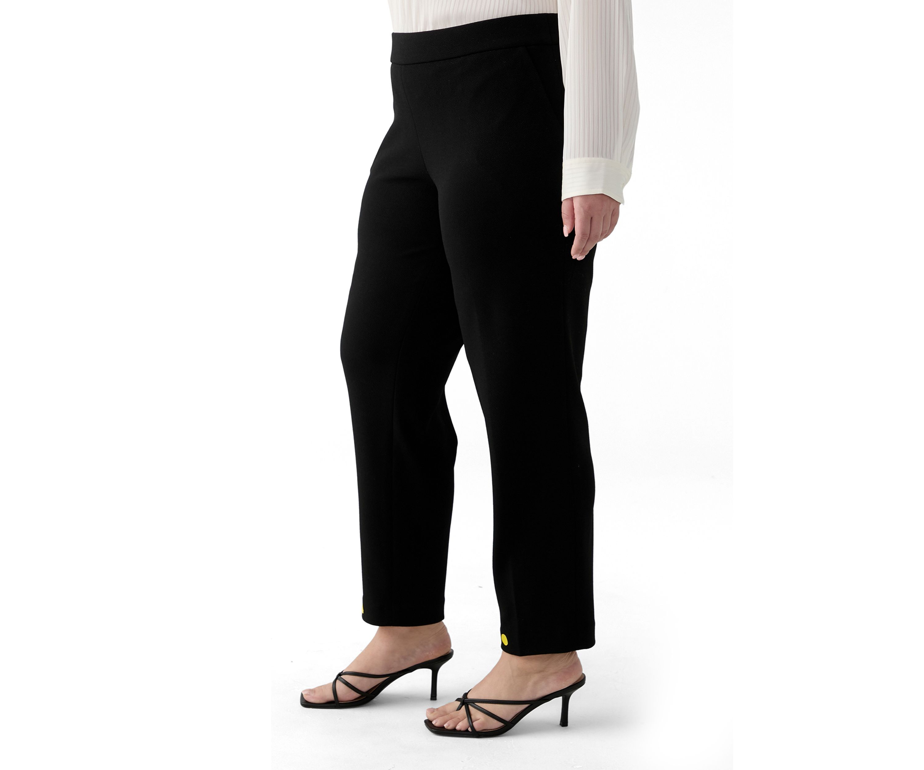 Plus Size Crosshatch Pants