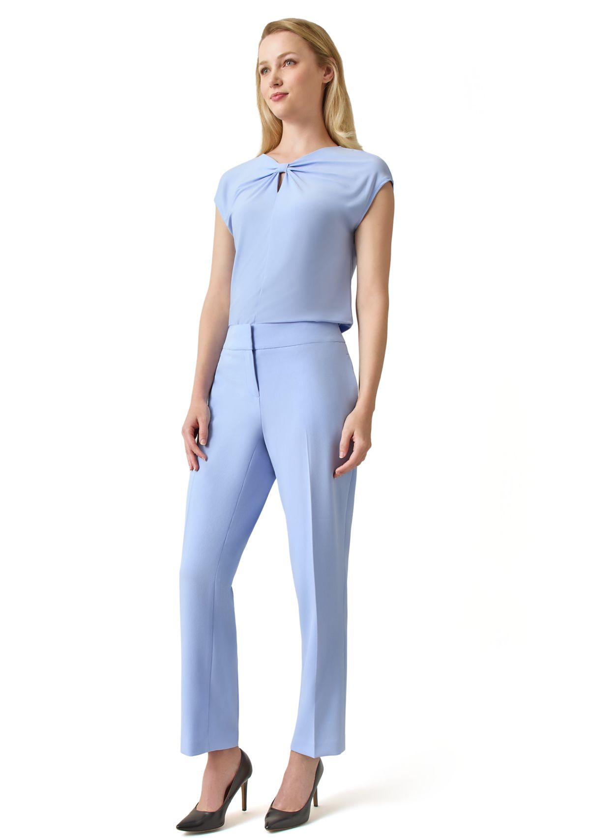 Petite Keyhole Scrunch Top