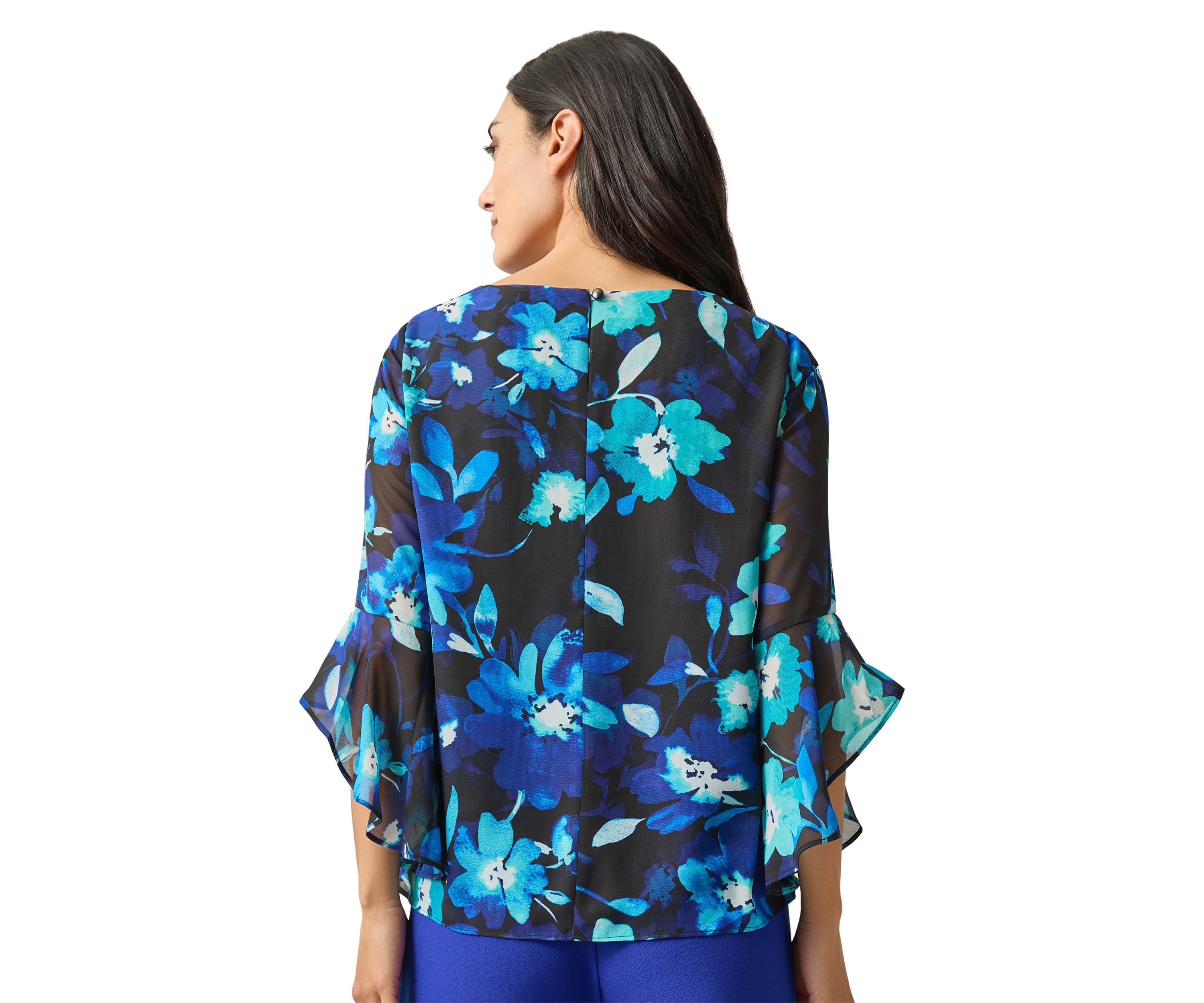 Womens Ruffle Sleeve Blouse