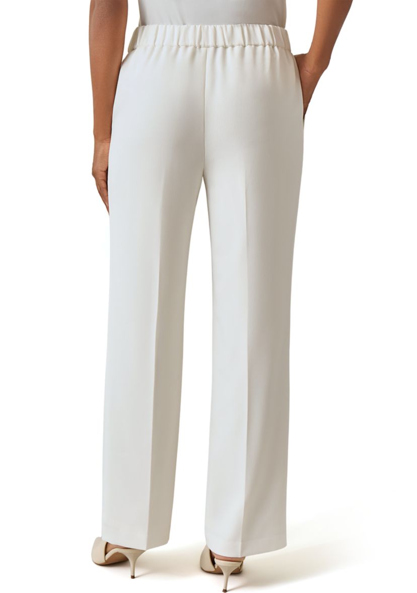 Womens Pull On Elastic Back Pants