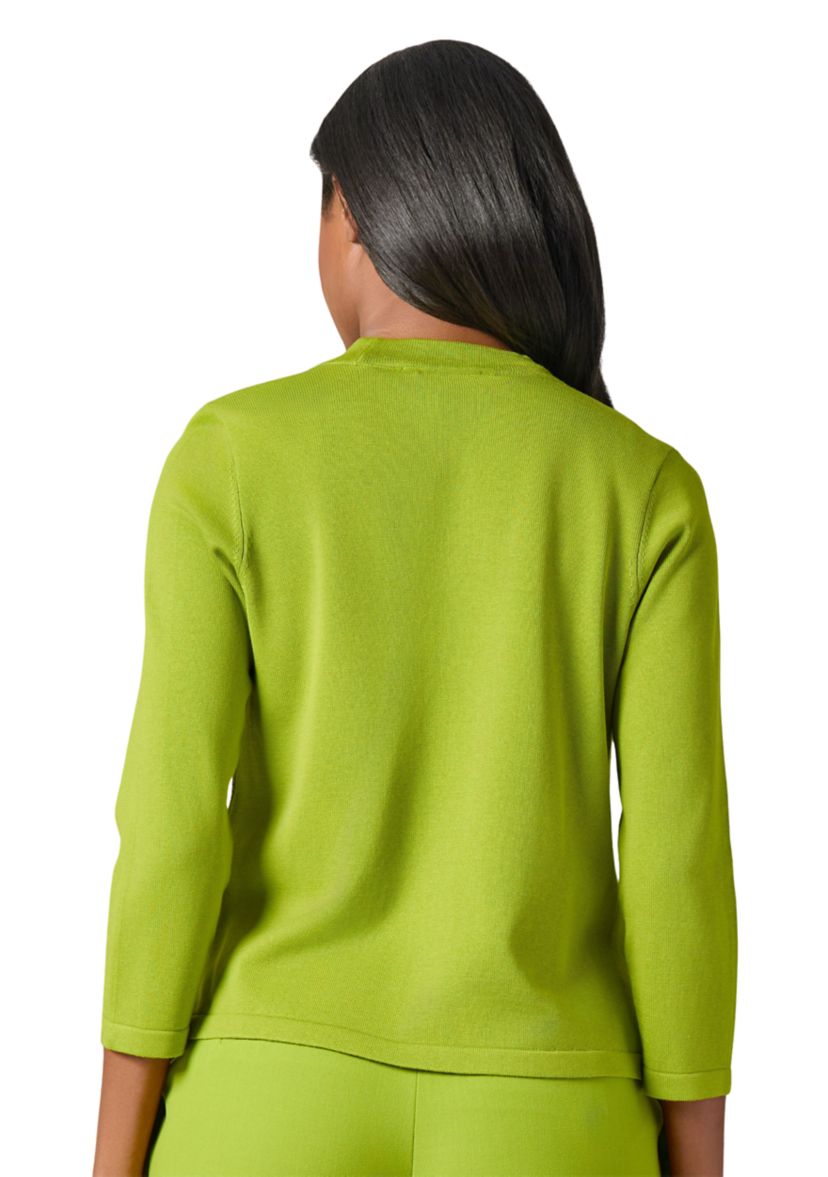 Womens Diagonal Stitch Short Cardigan
