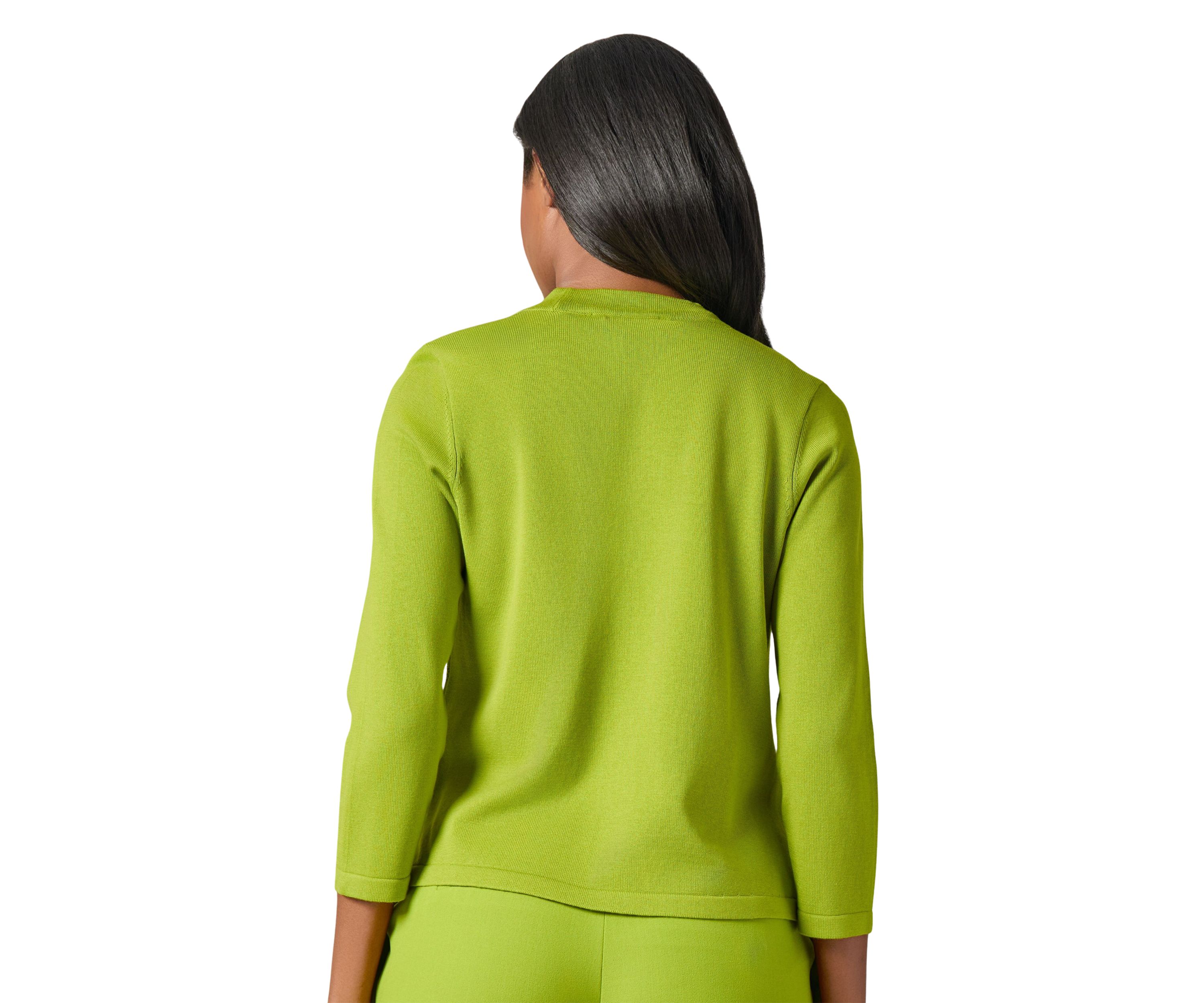 Petite Diagonal Stitch Short Cardigan  