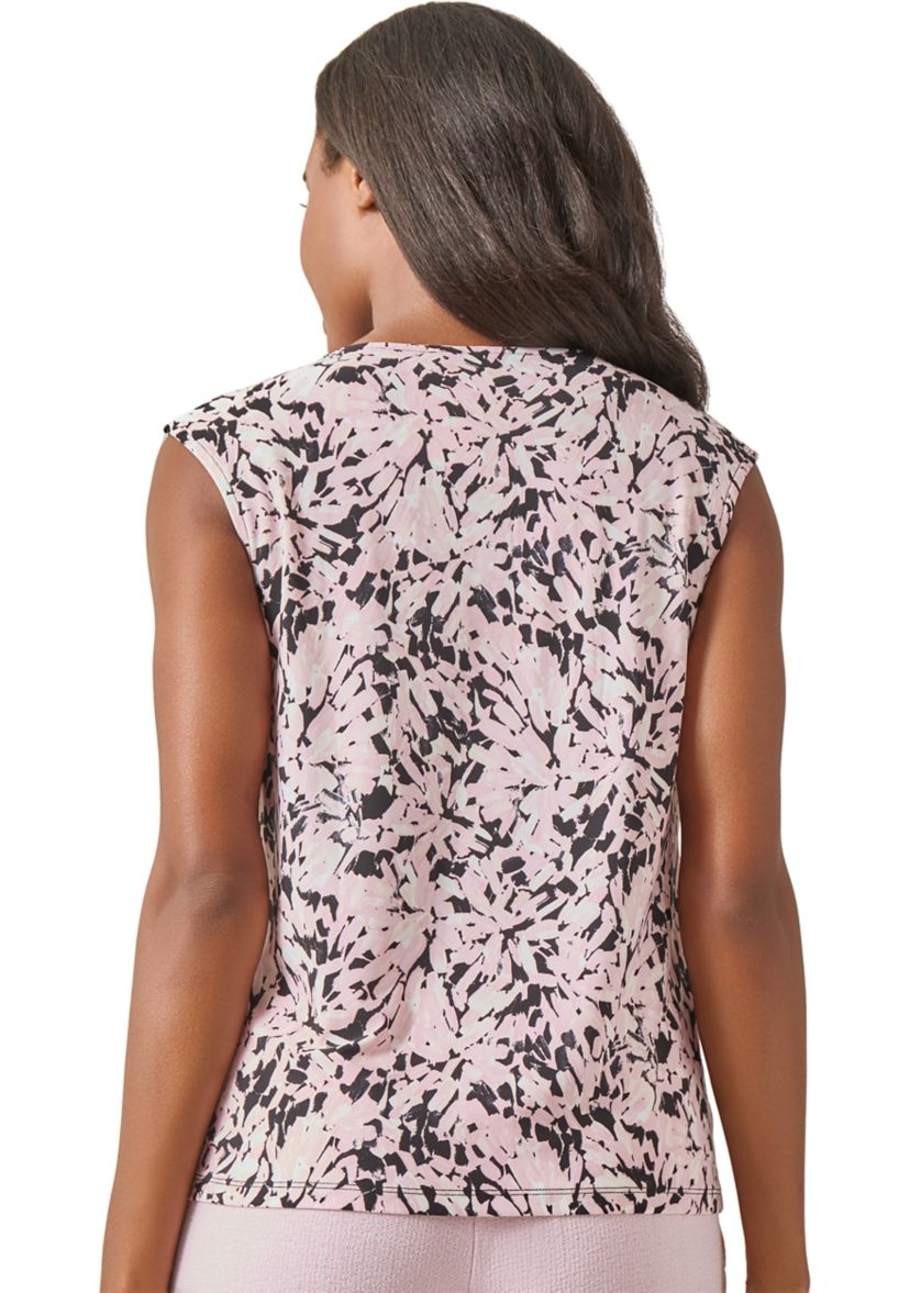 Womens Keyhole Cami with Cap Sleeves