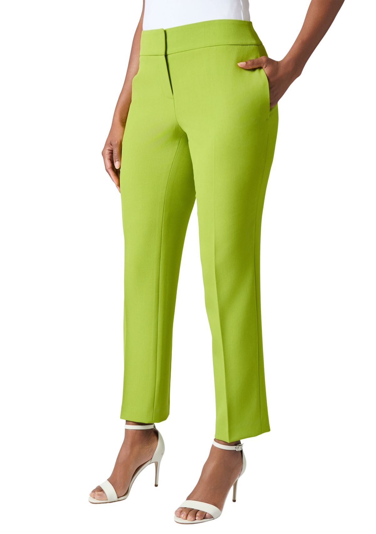 Petite Slim Lined Pants