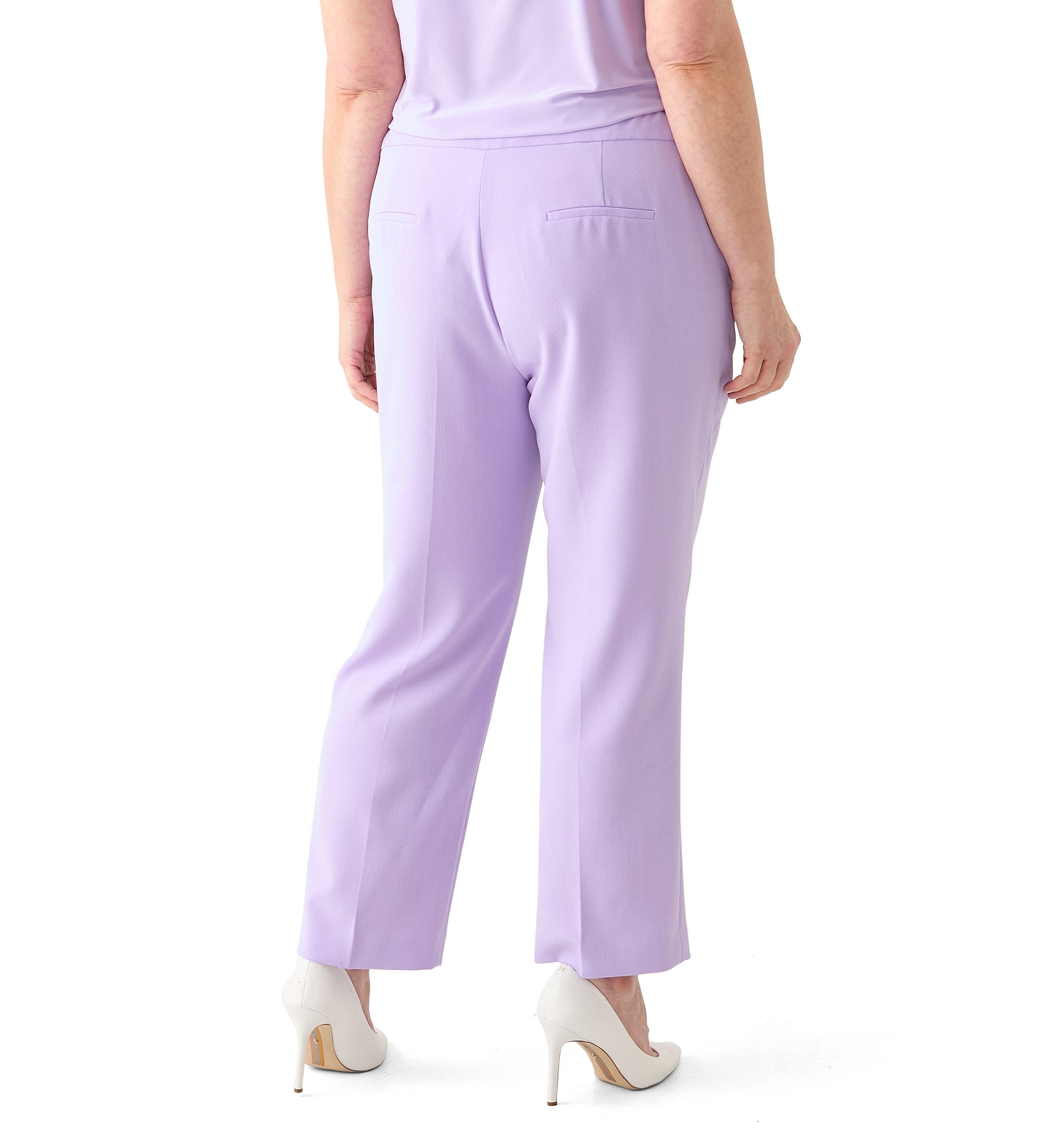 Plus Size Slim Fit Trousers