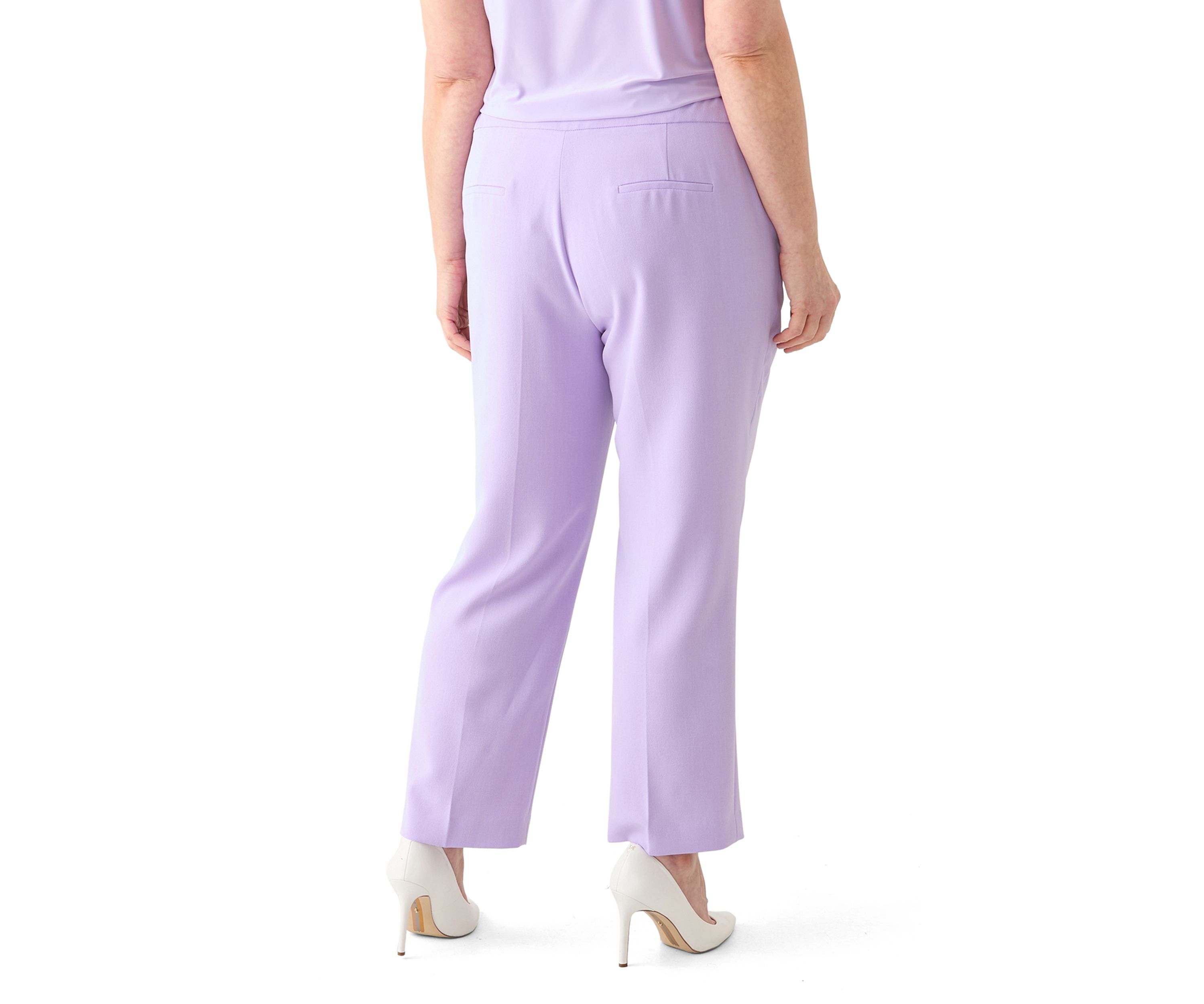 Plus Size Slim Fit Trousers