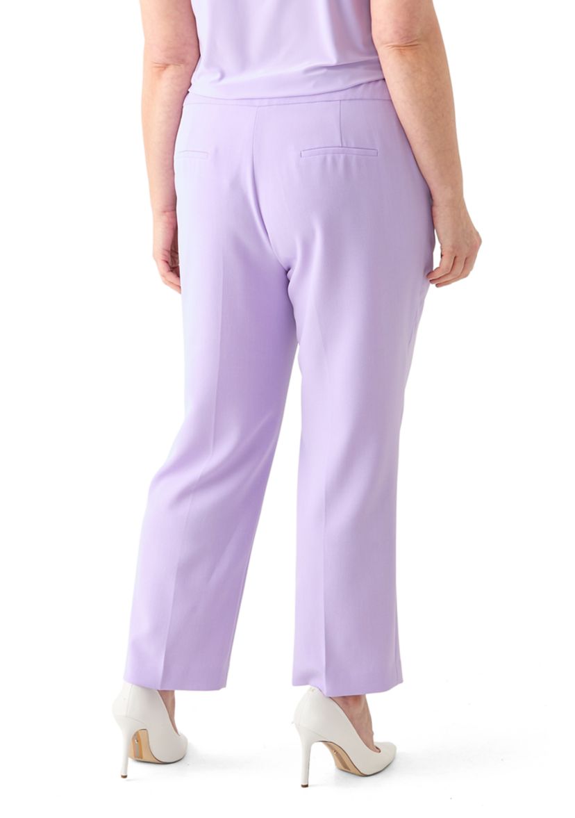 Plus Size Slim Fit Trousers